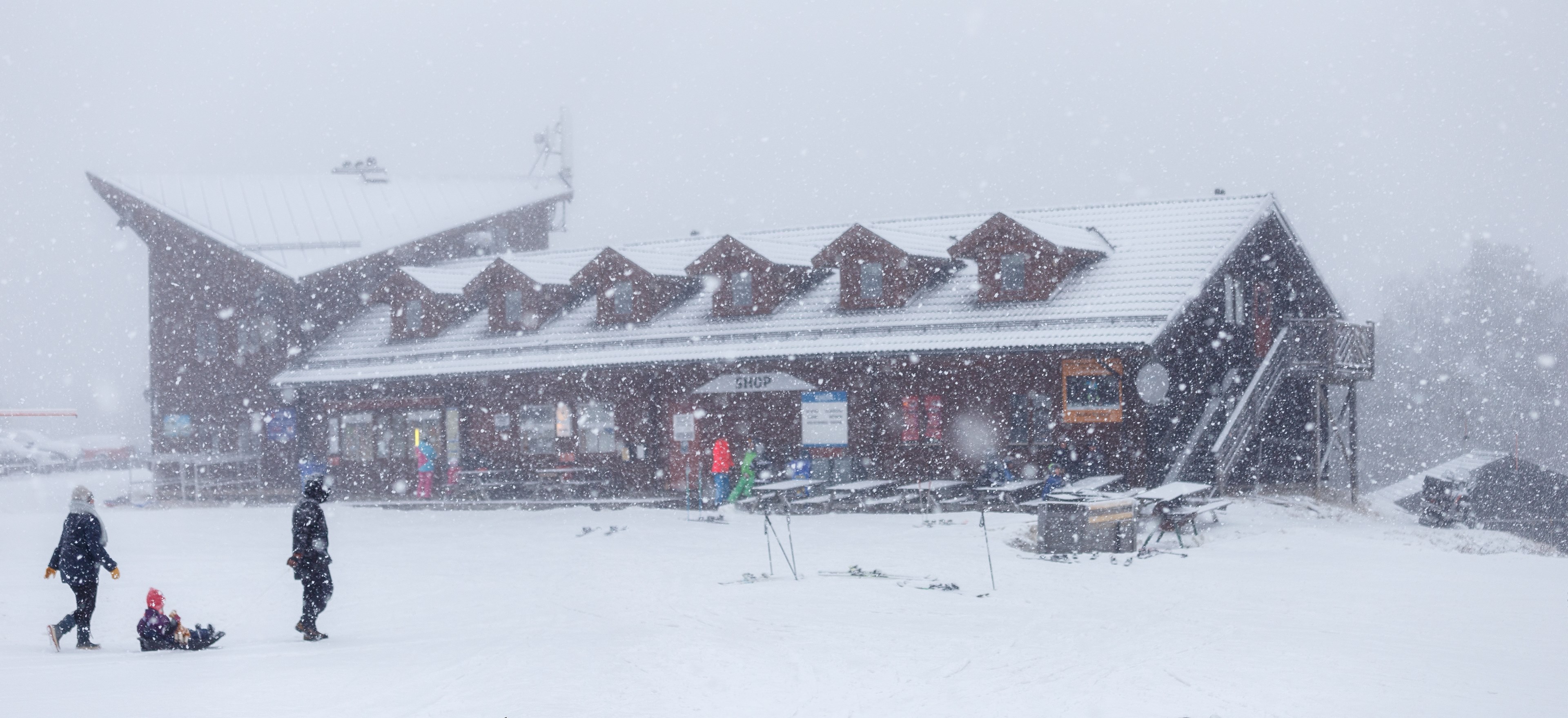 too much snow 4k, HD Wallpaper