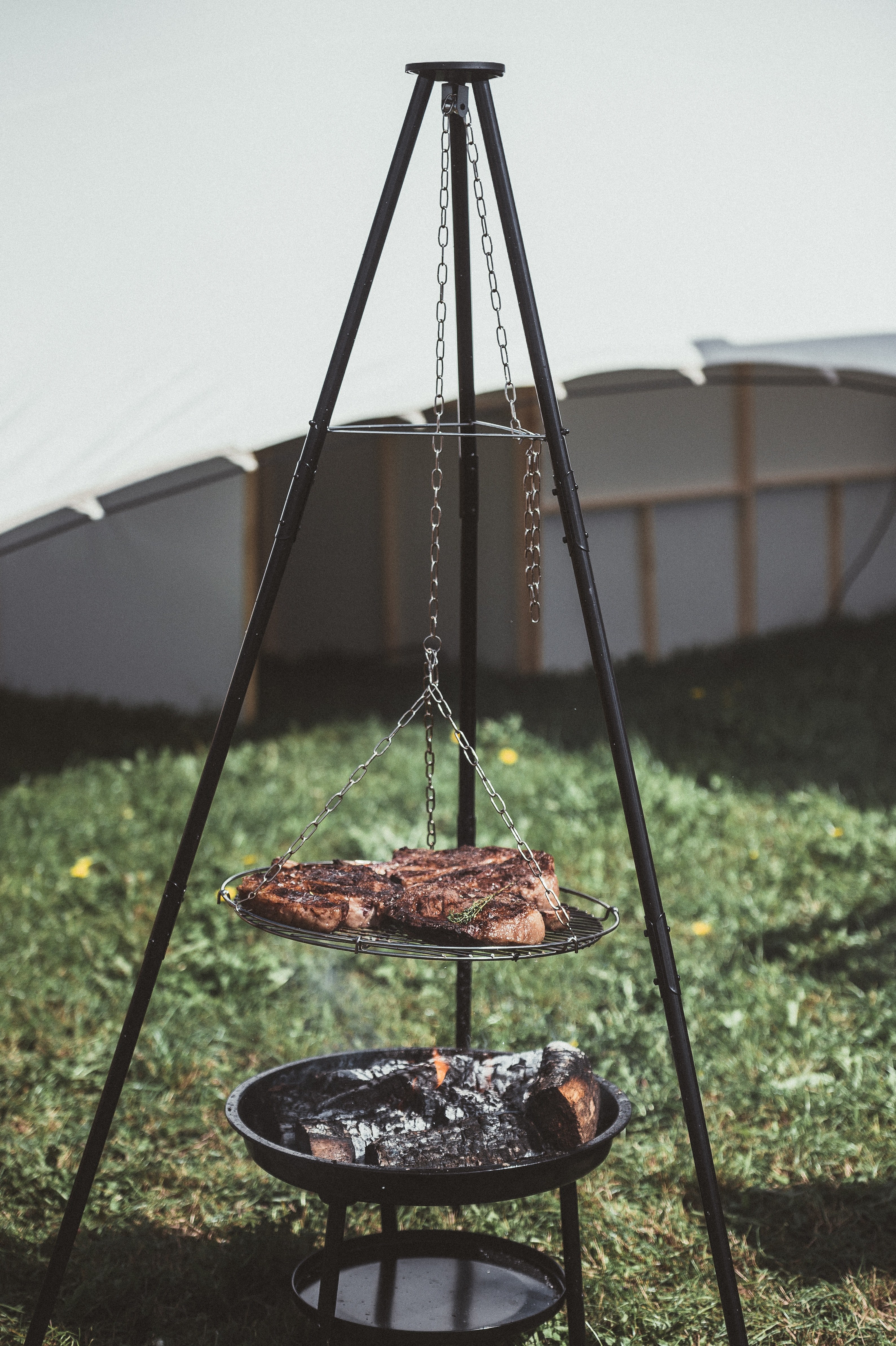 meat cooking 4k, Phone HD Wallpaper