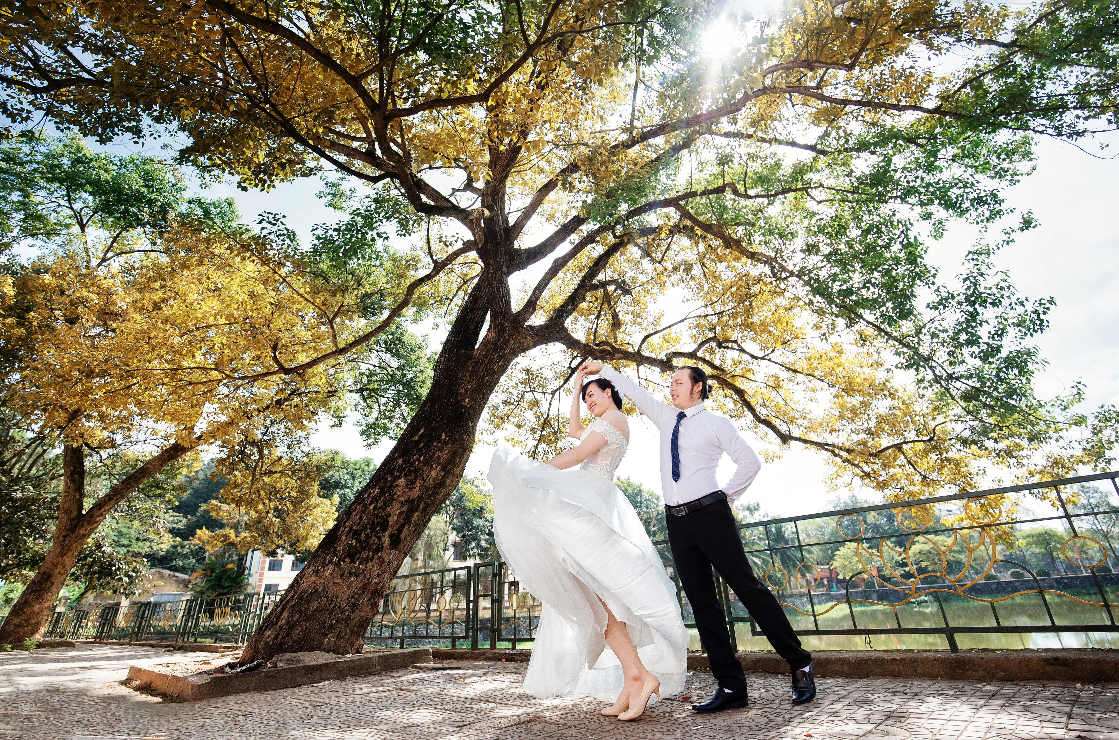 outdoor flower person and ceremony 4k, HD Wallpaper