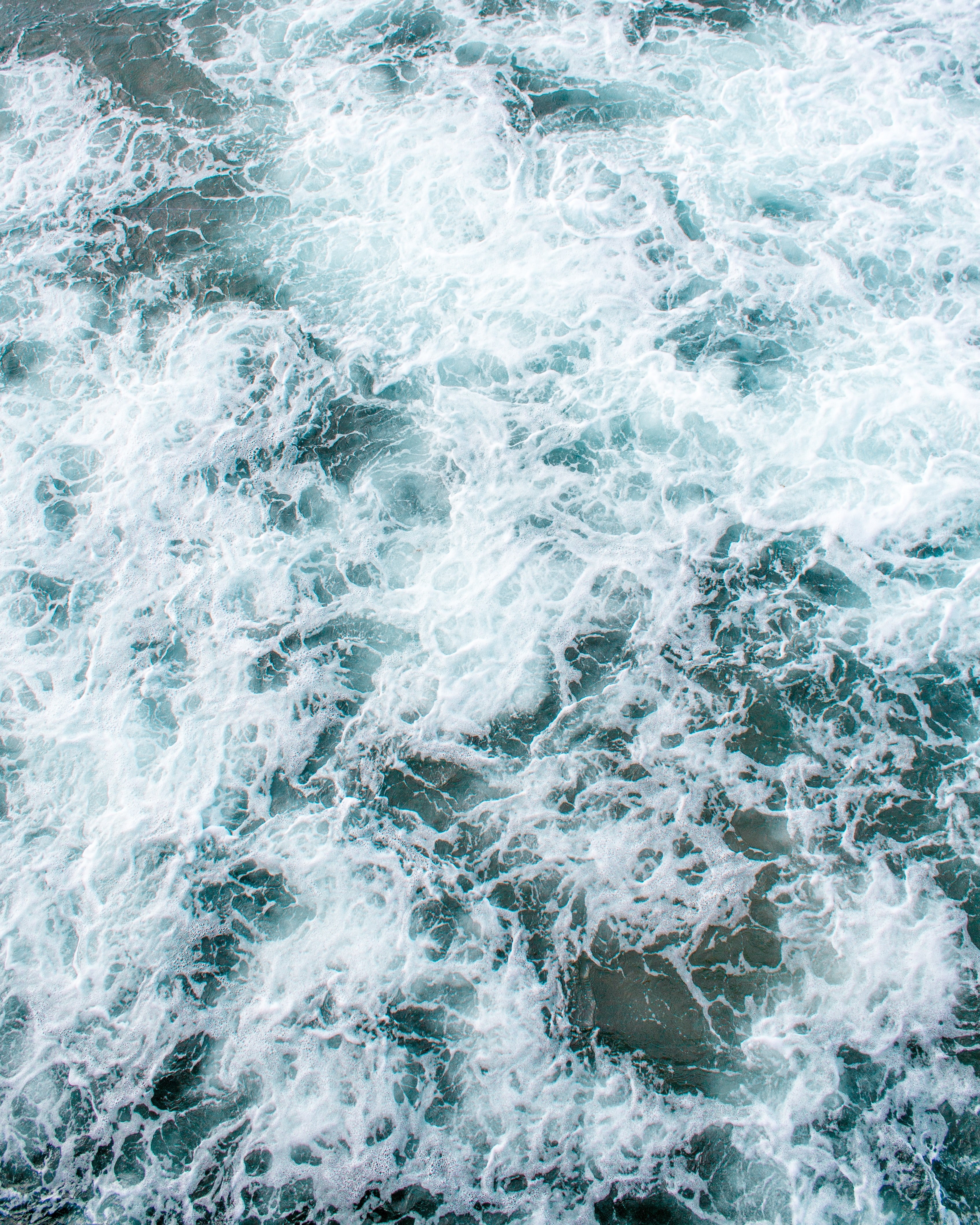 foam water sea and ocean hd, 4k, Phone HD Wallpaper