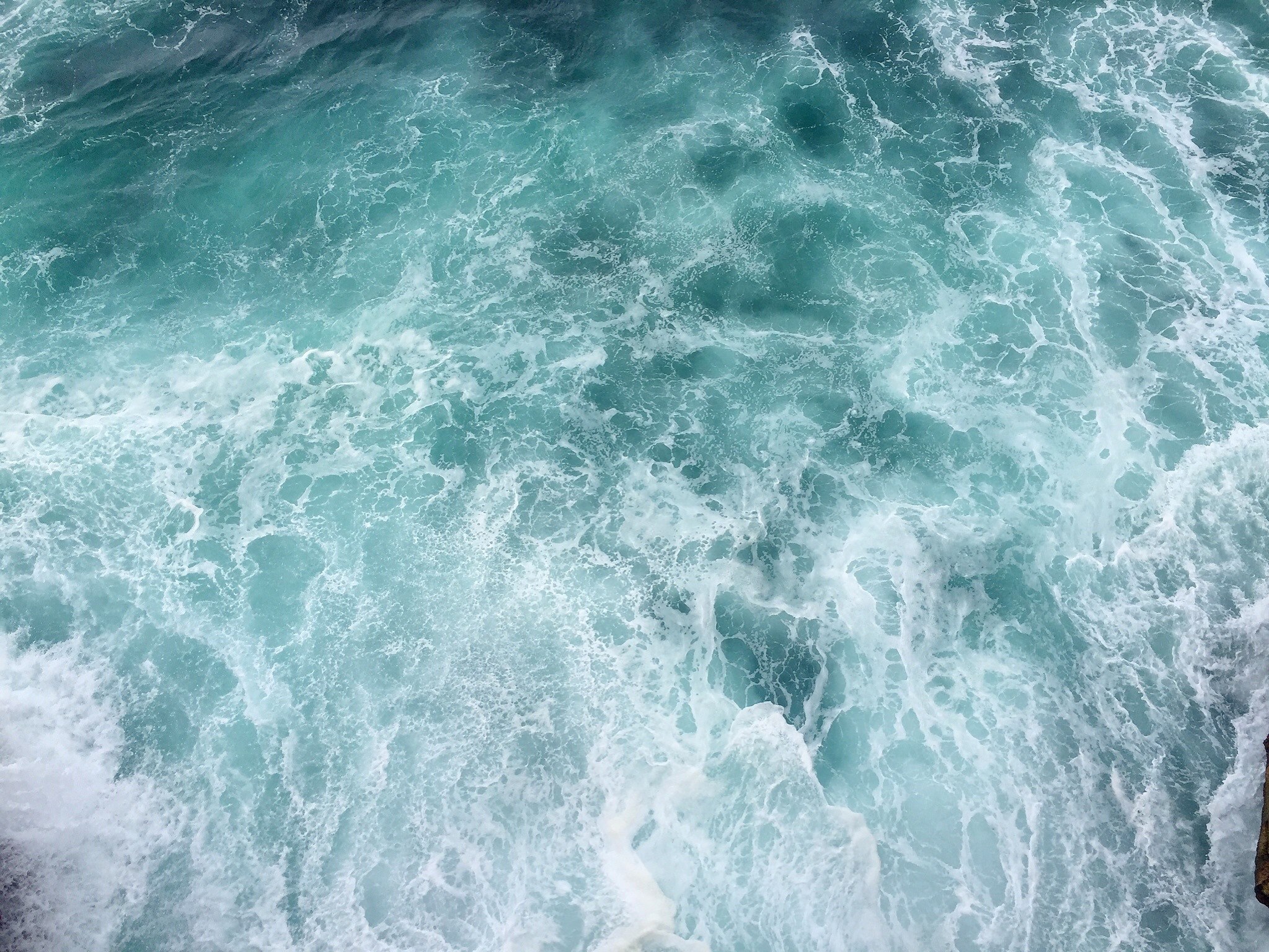 aerial view aerial river and wafe 4k, HD Wallpaper