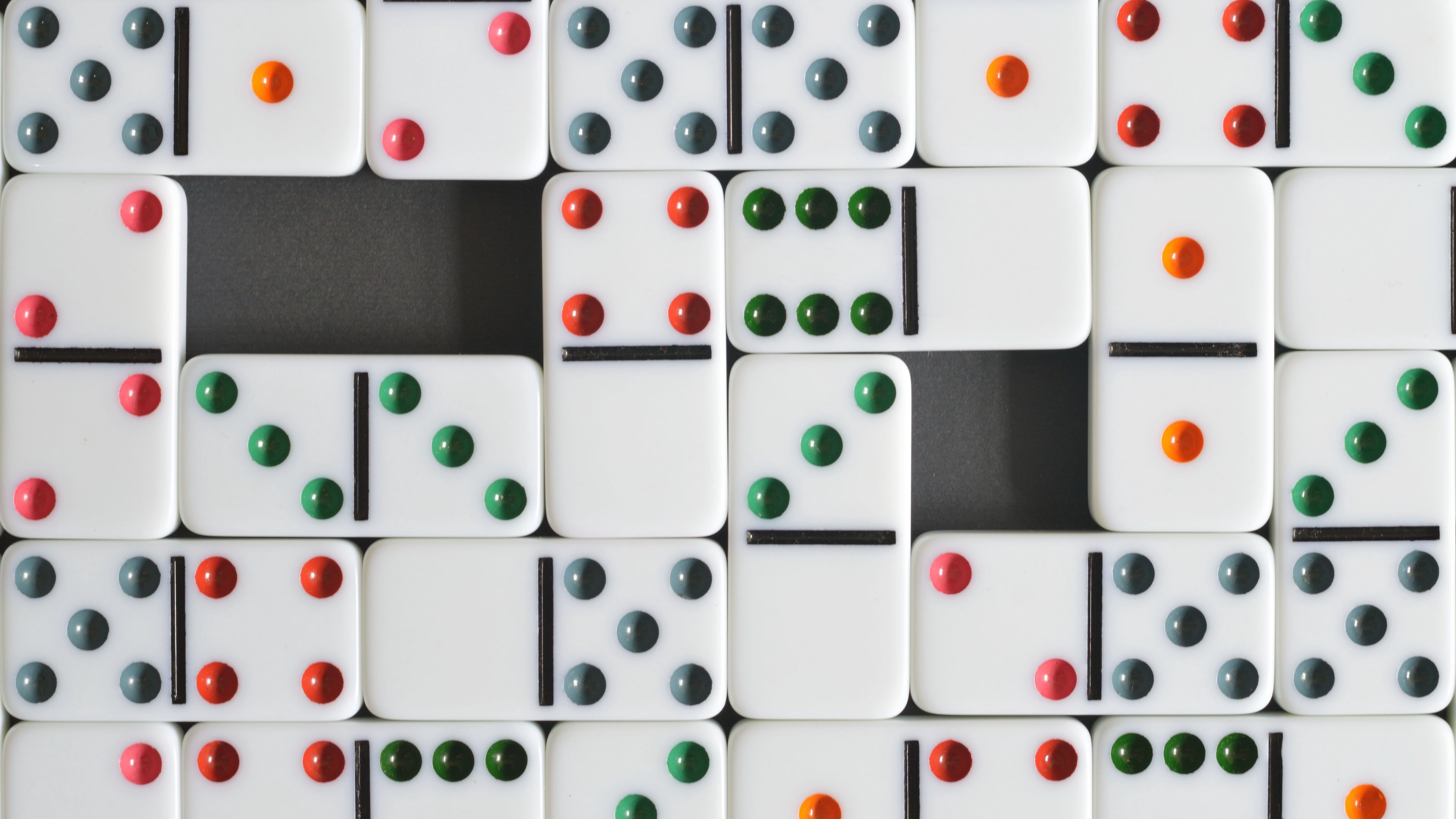 dominoes, dice, board games, 4k, HD Wallpaper