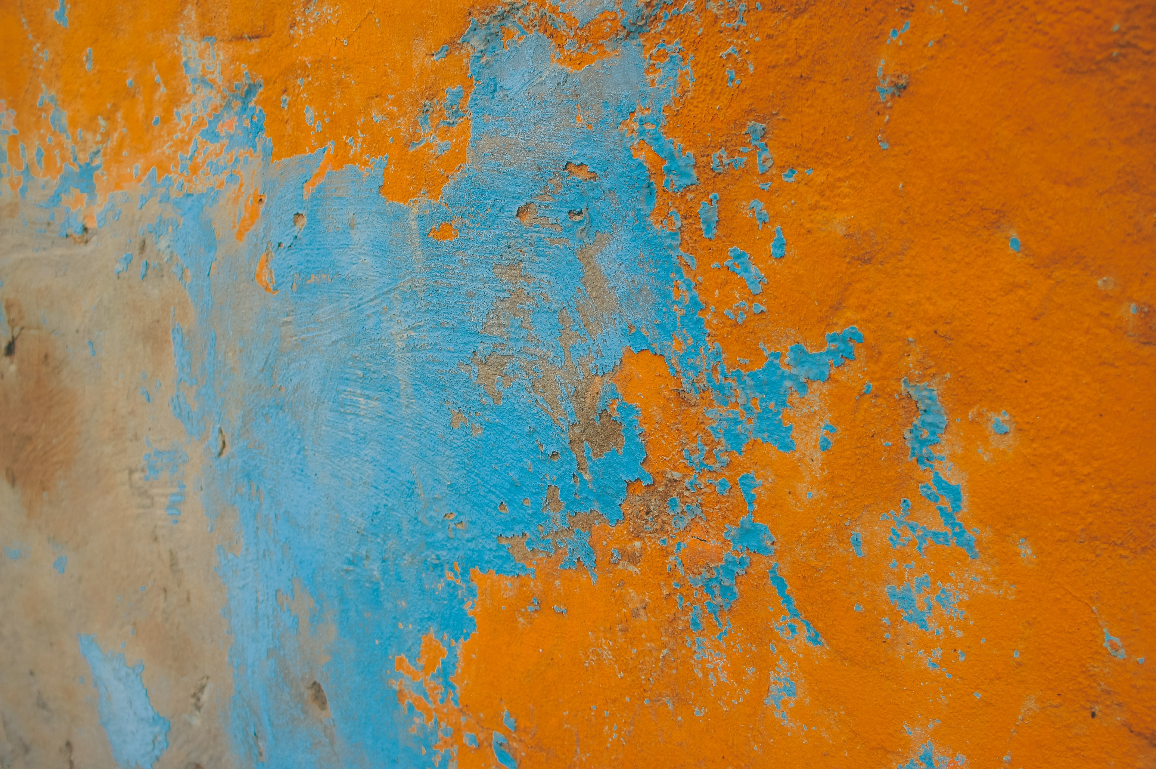 wall stone concrete and paint 4k, HD Wallpaper