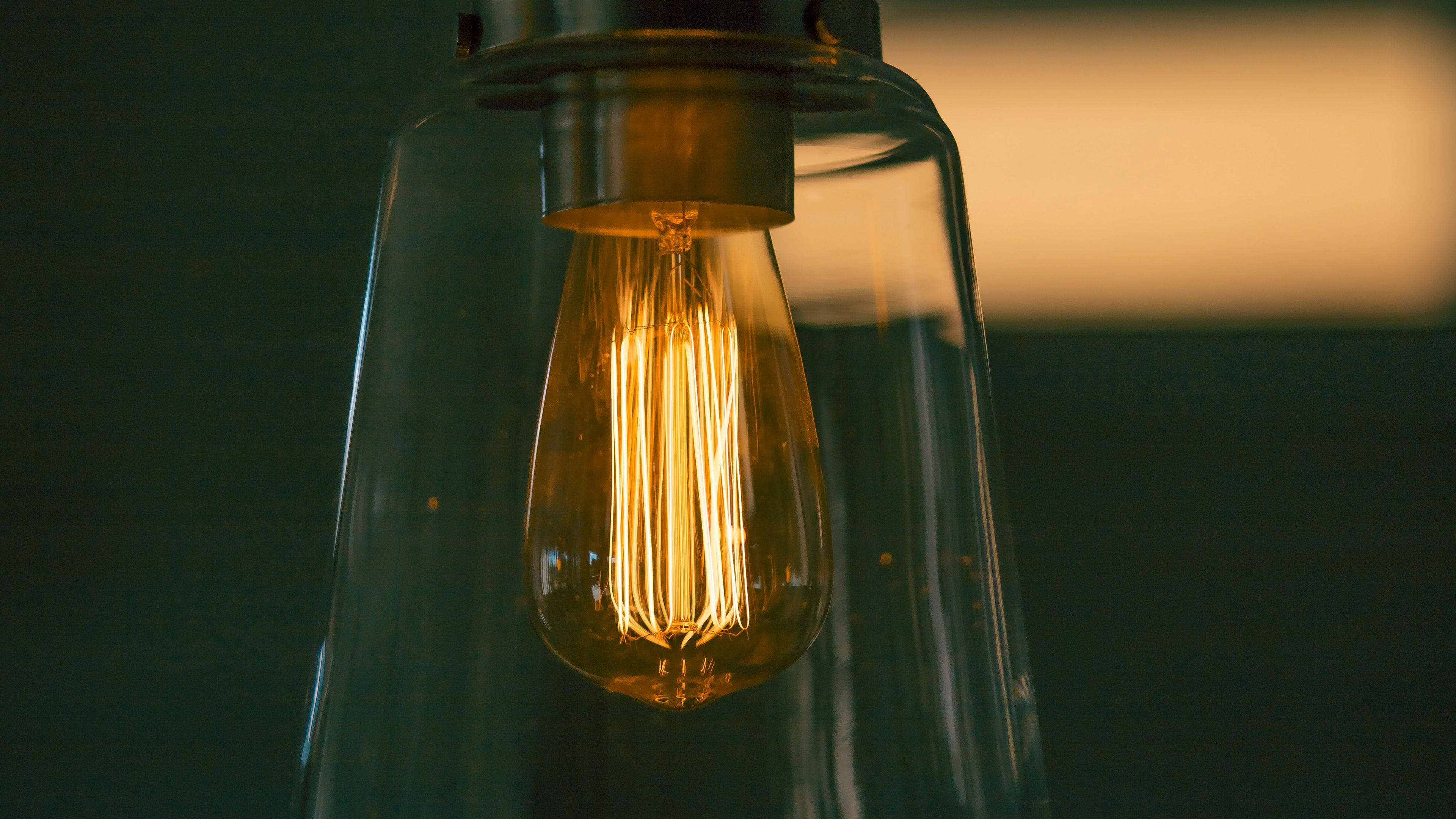 lamp, lighting, electricity, 4k, HD Wallpaper