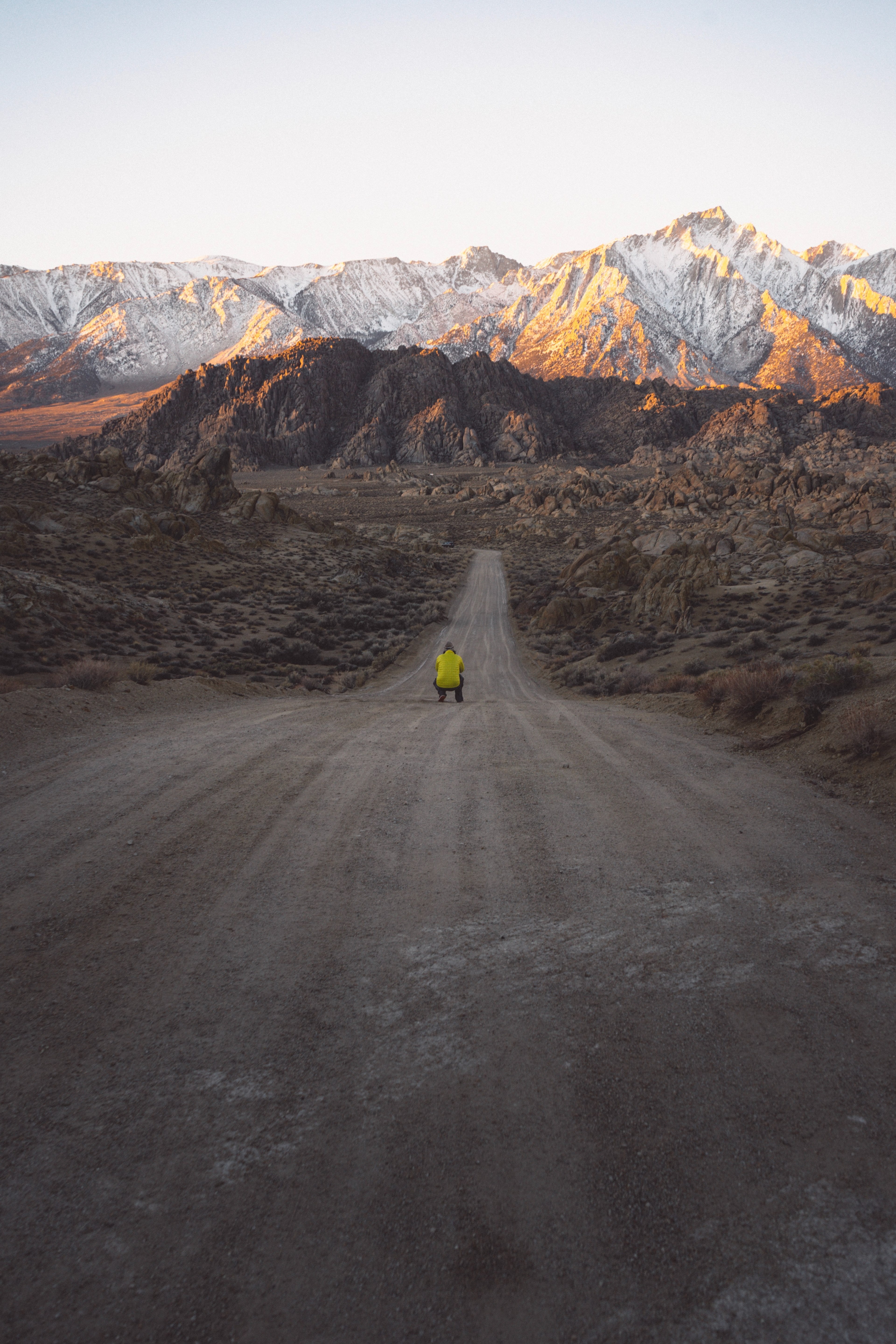 sunrise at the alabama hills 4k, Phone HD Wallpaper