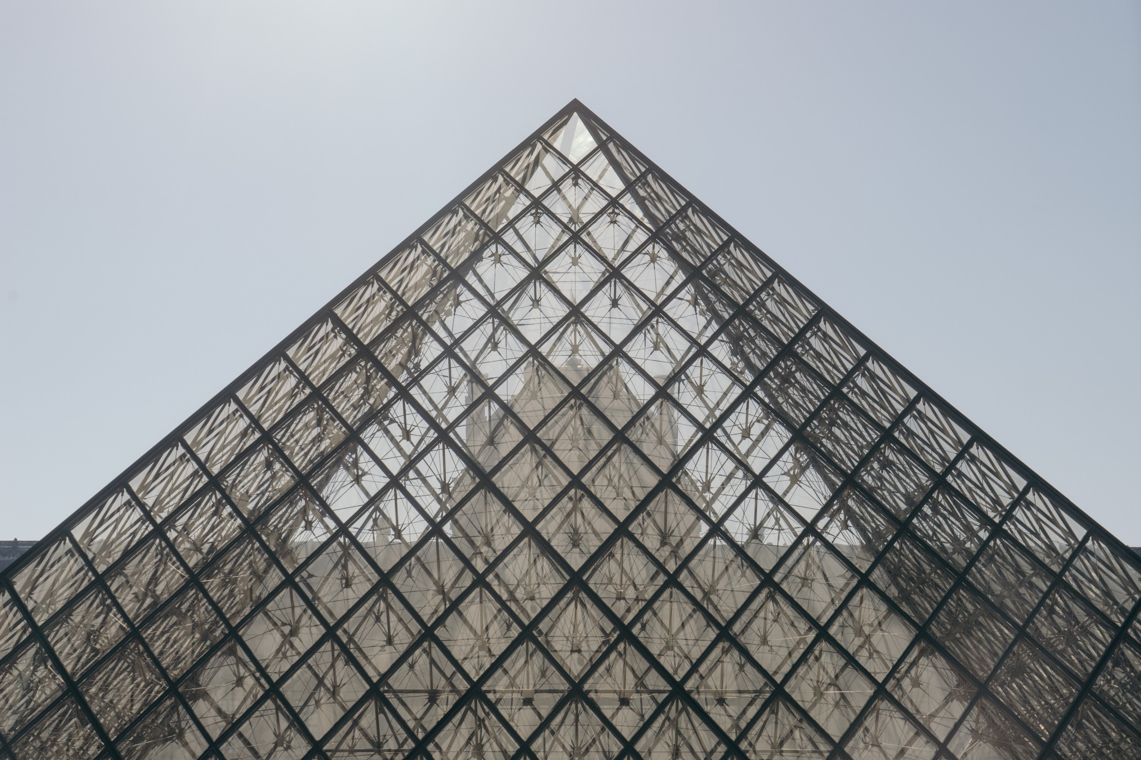 silhouette pari modern and glass 4k, HD Wallpaper