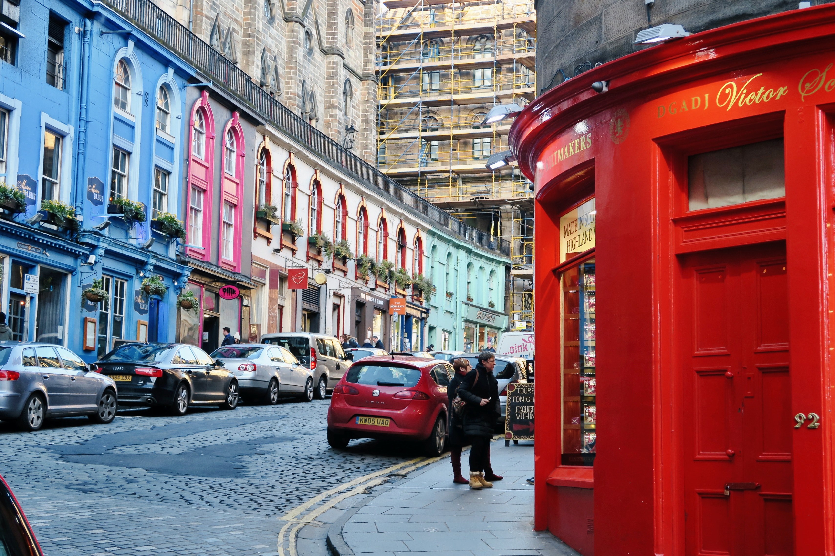colour in edinburgh 4k, HD Wallpaper