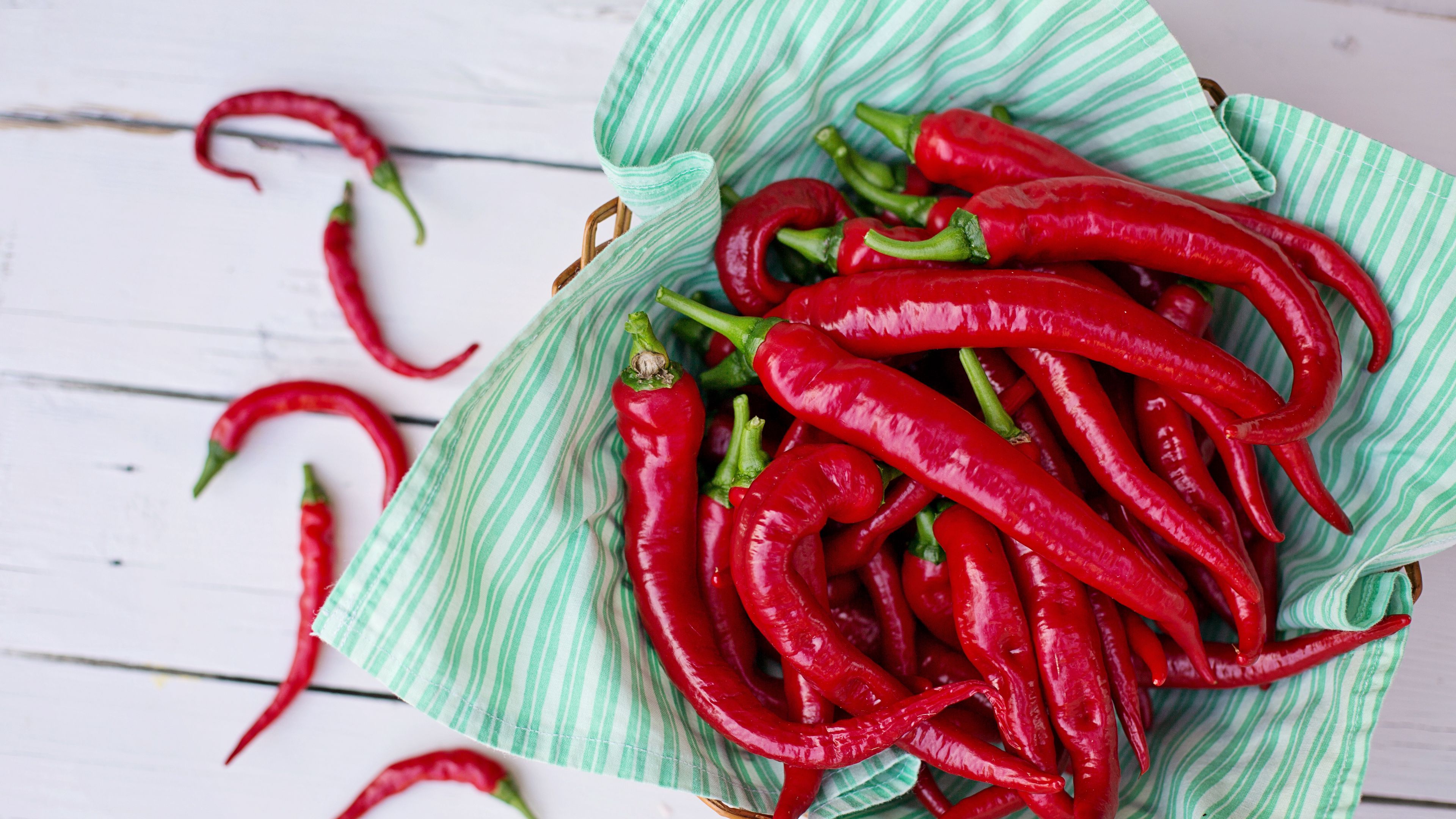 pepper, chili, vegetables, 4k, HD Wallpaper