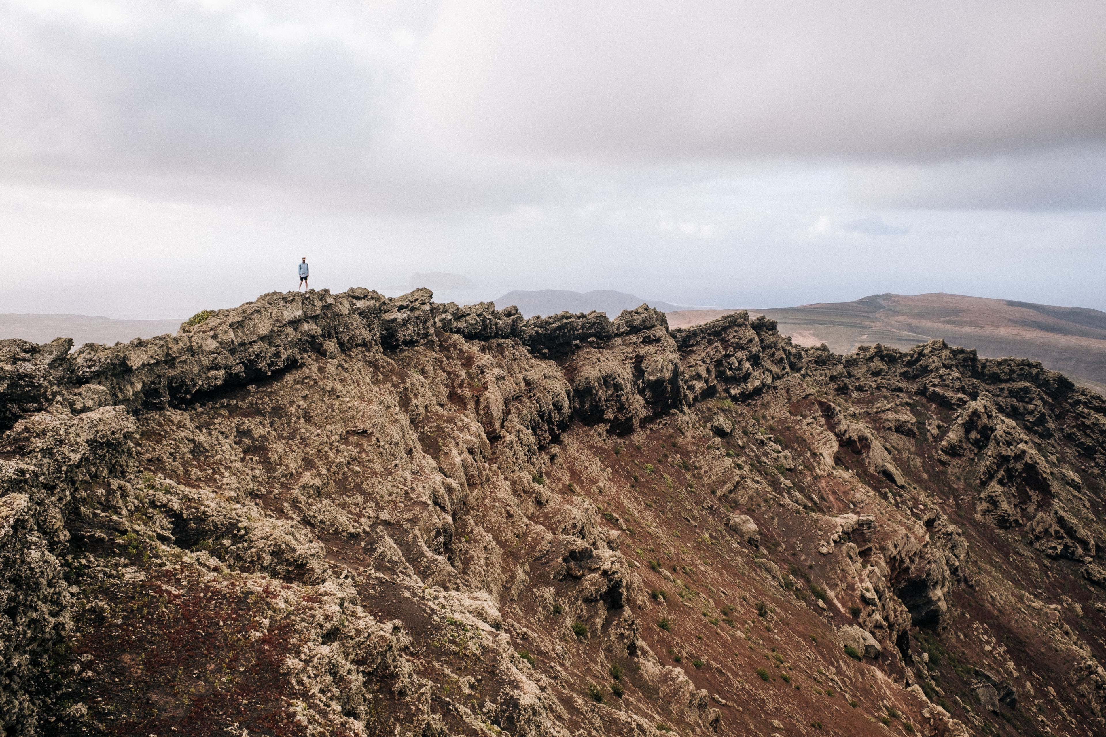 mountain summit mountain ridge and highland 4k, HD Wallpaper