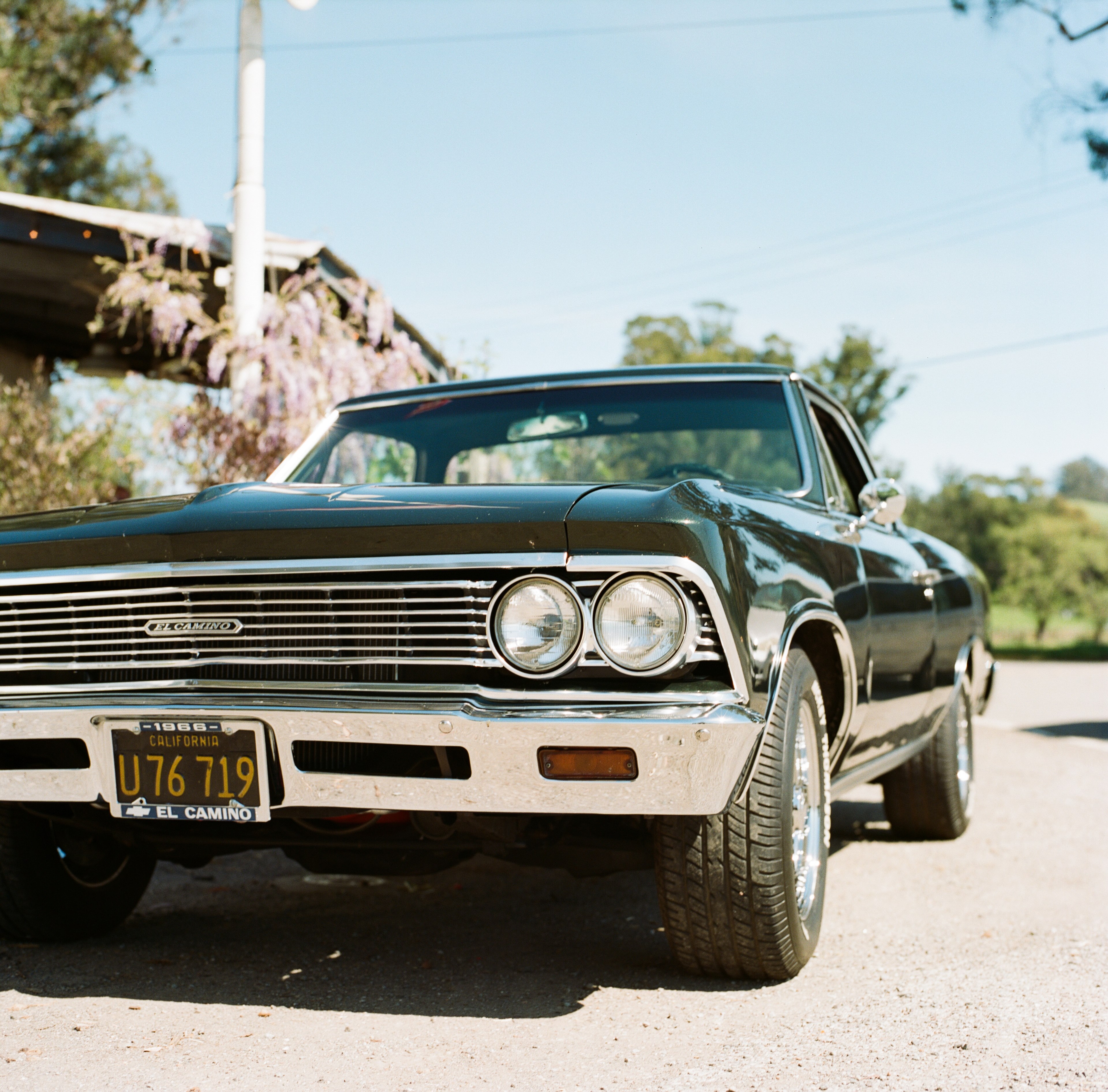 the front view of an el camino impala showing the headlights and the bumper, _89 beer 4k, HD Wallpaper