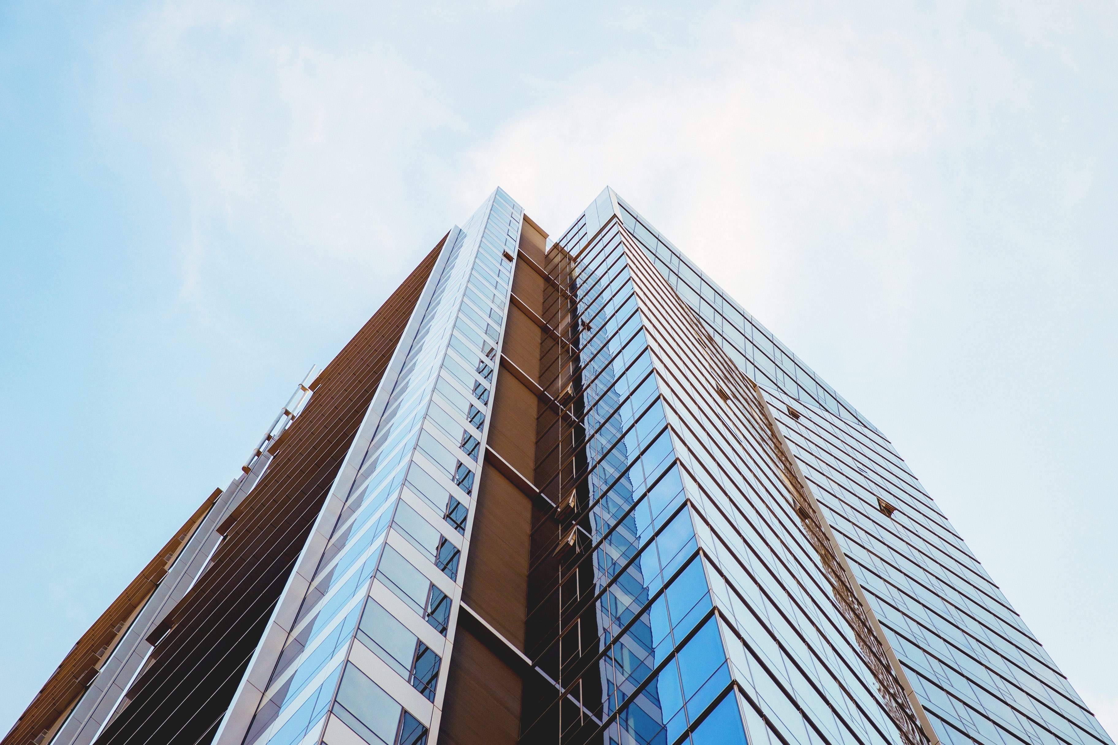 building skyscraper window and glass 4k, HD Wallpaper