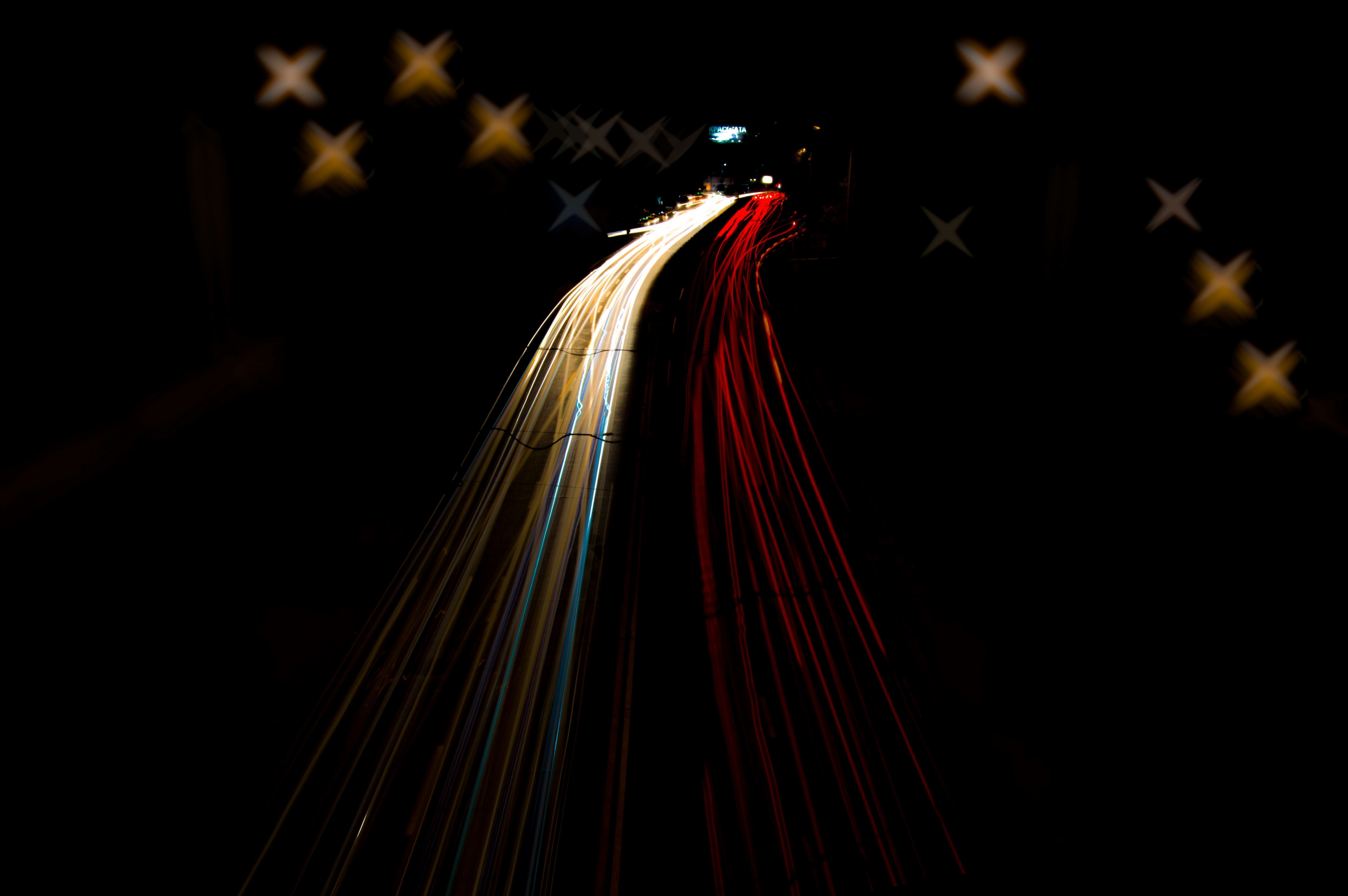 night star line and effect 4k, HD Wallpaper