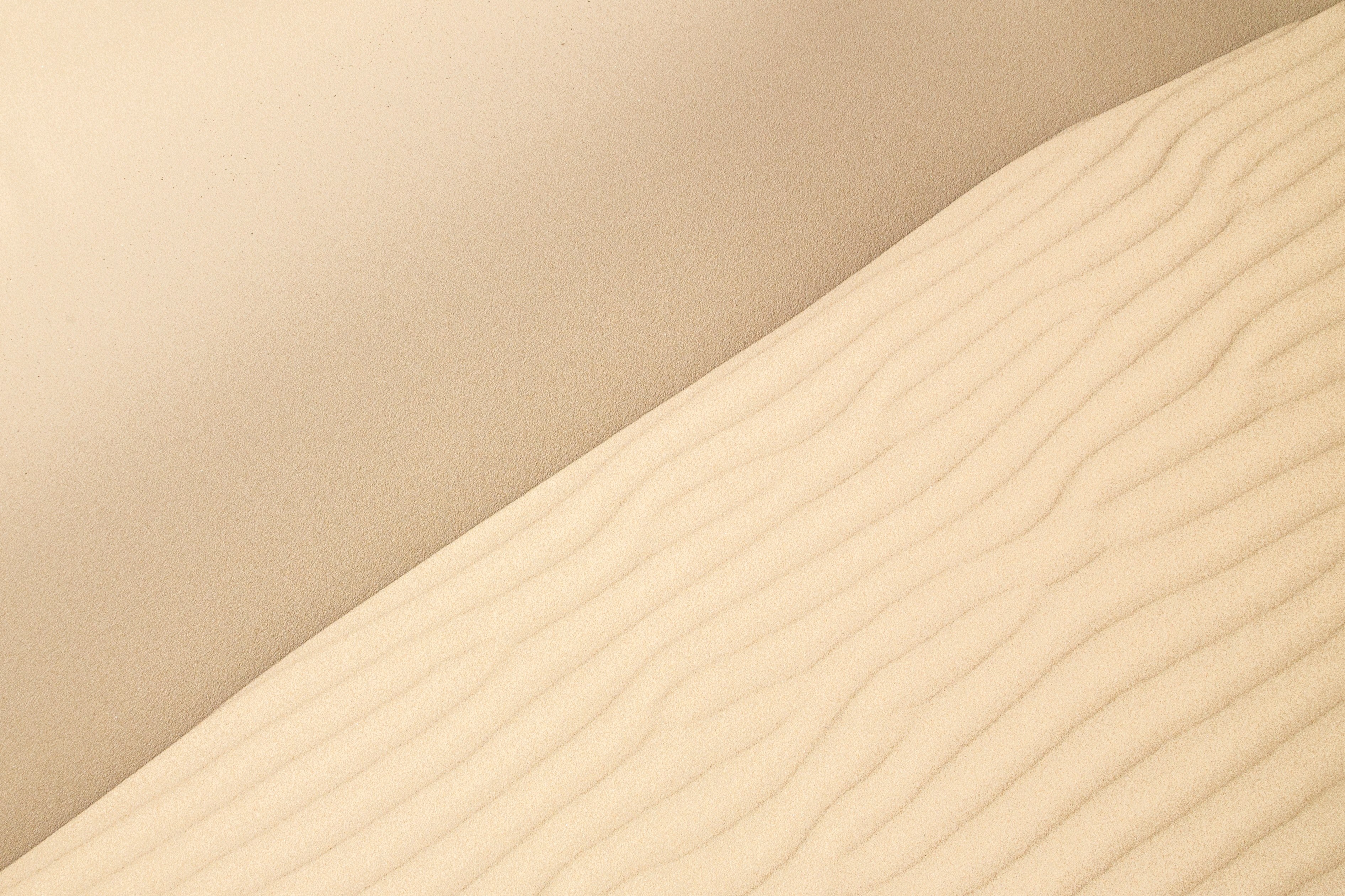 ripples in the dry sands of a white air desert, sand ripples 4k, HD Wallpaper