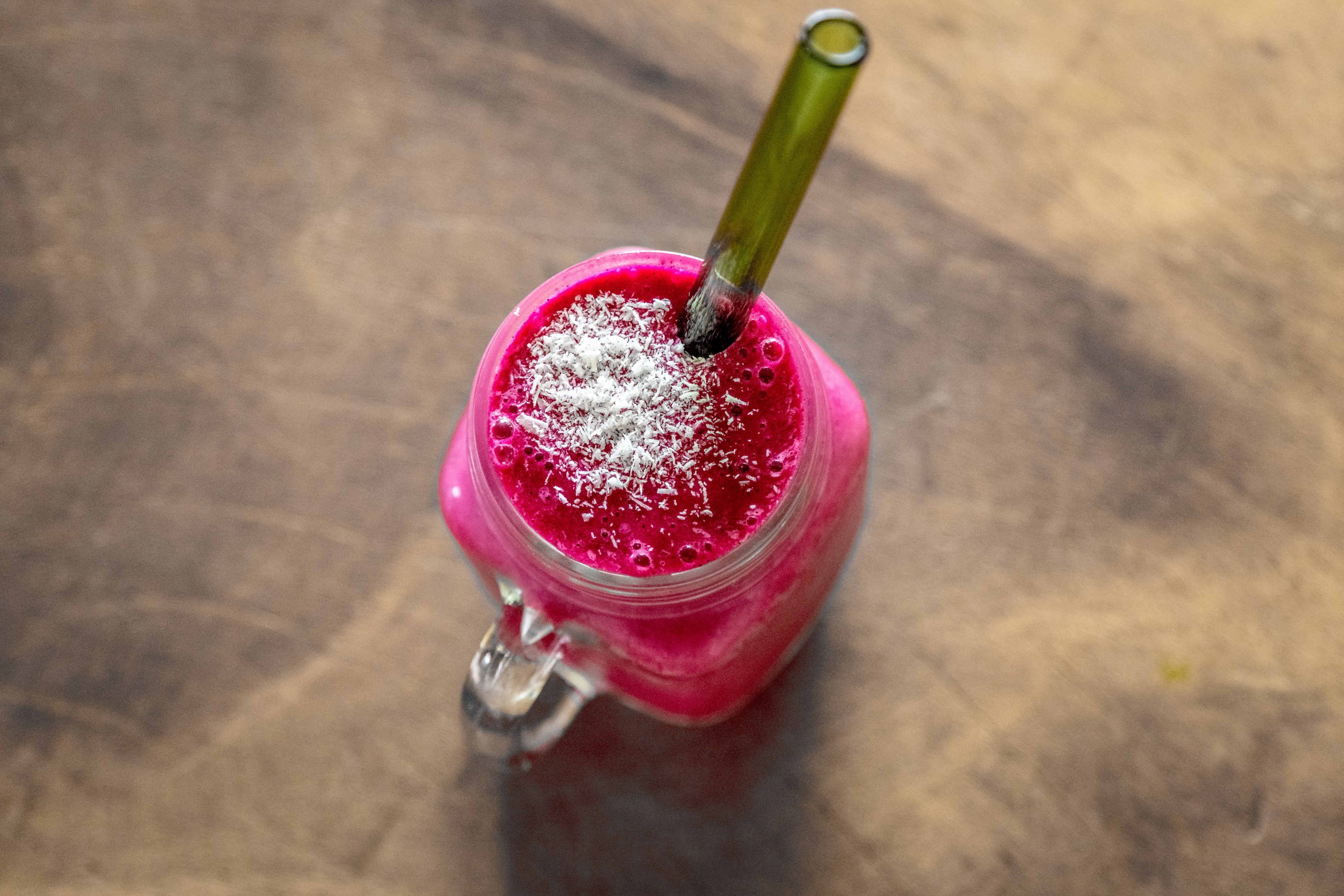 smoothie pink drink and red 4k, HD Wallpaper