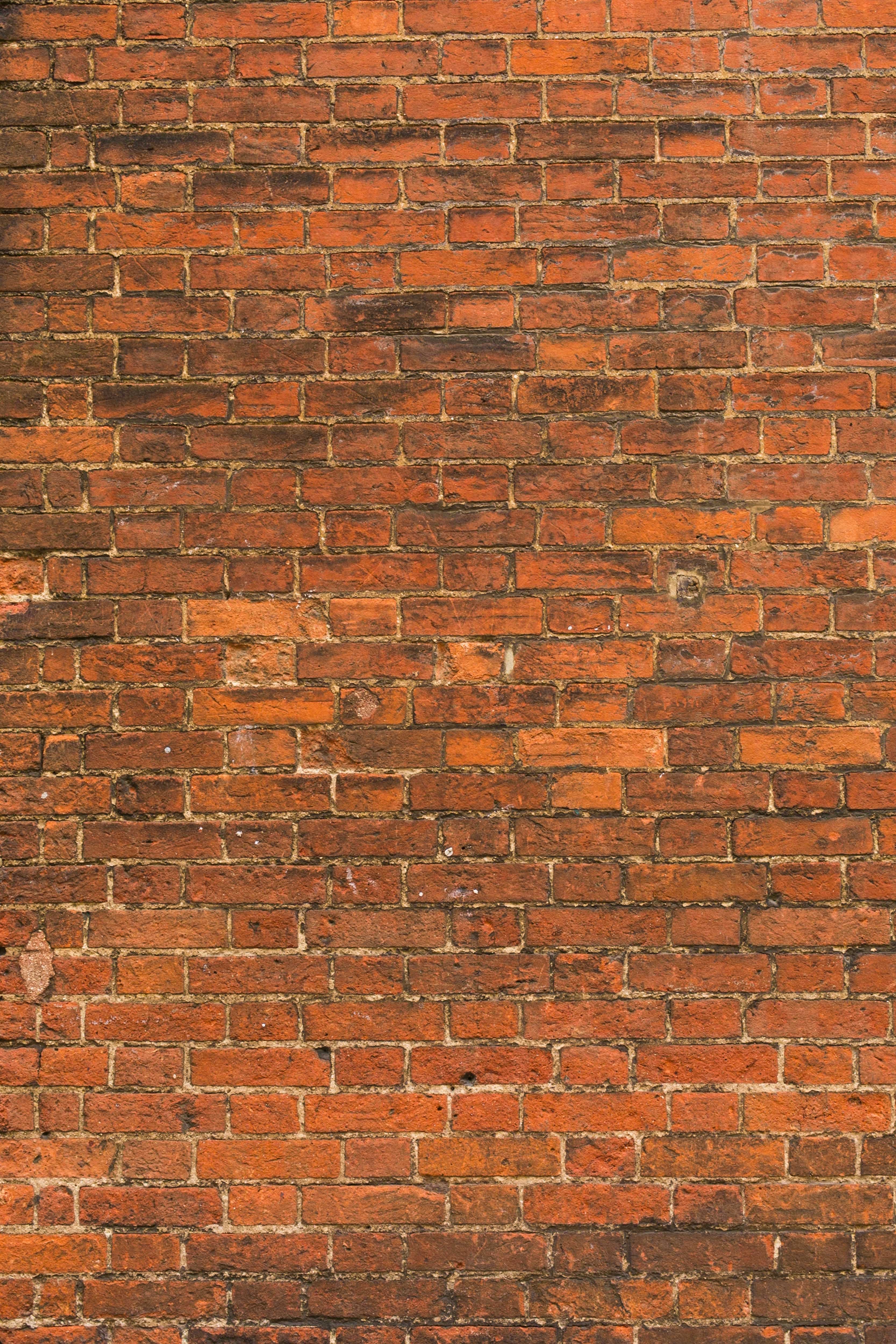 a red brick wall in oxford, oxford brick wall 4k, Phone HD Wallpaper