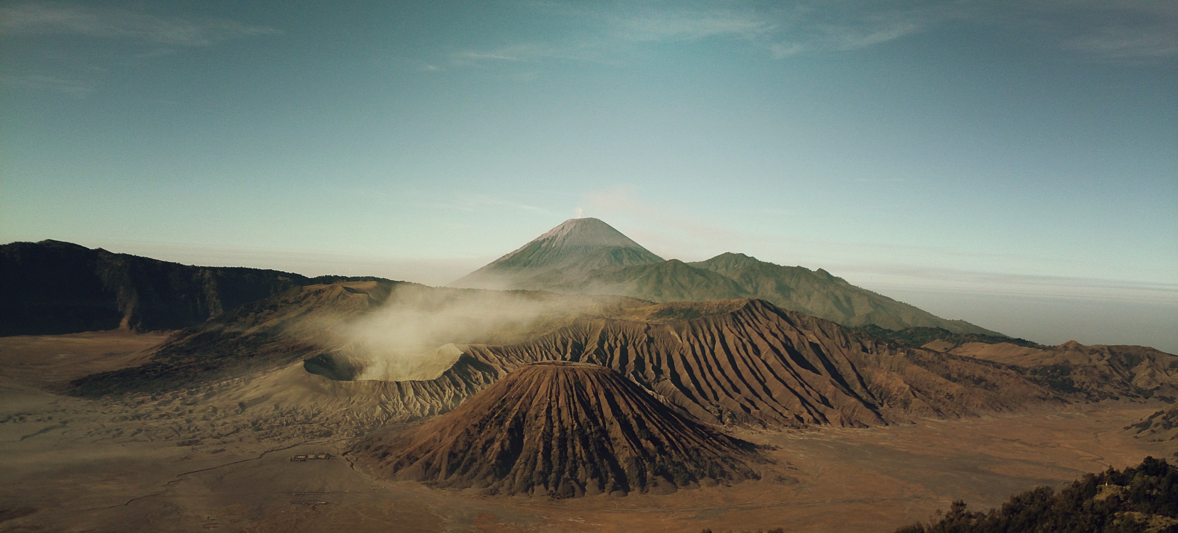 volcano landscape mountain and remote 4k, HD Wallpaper