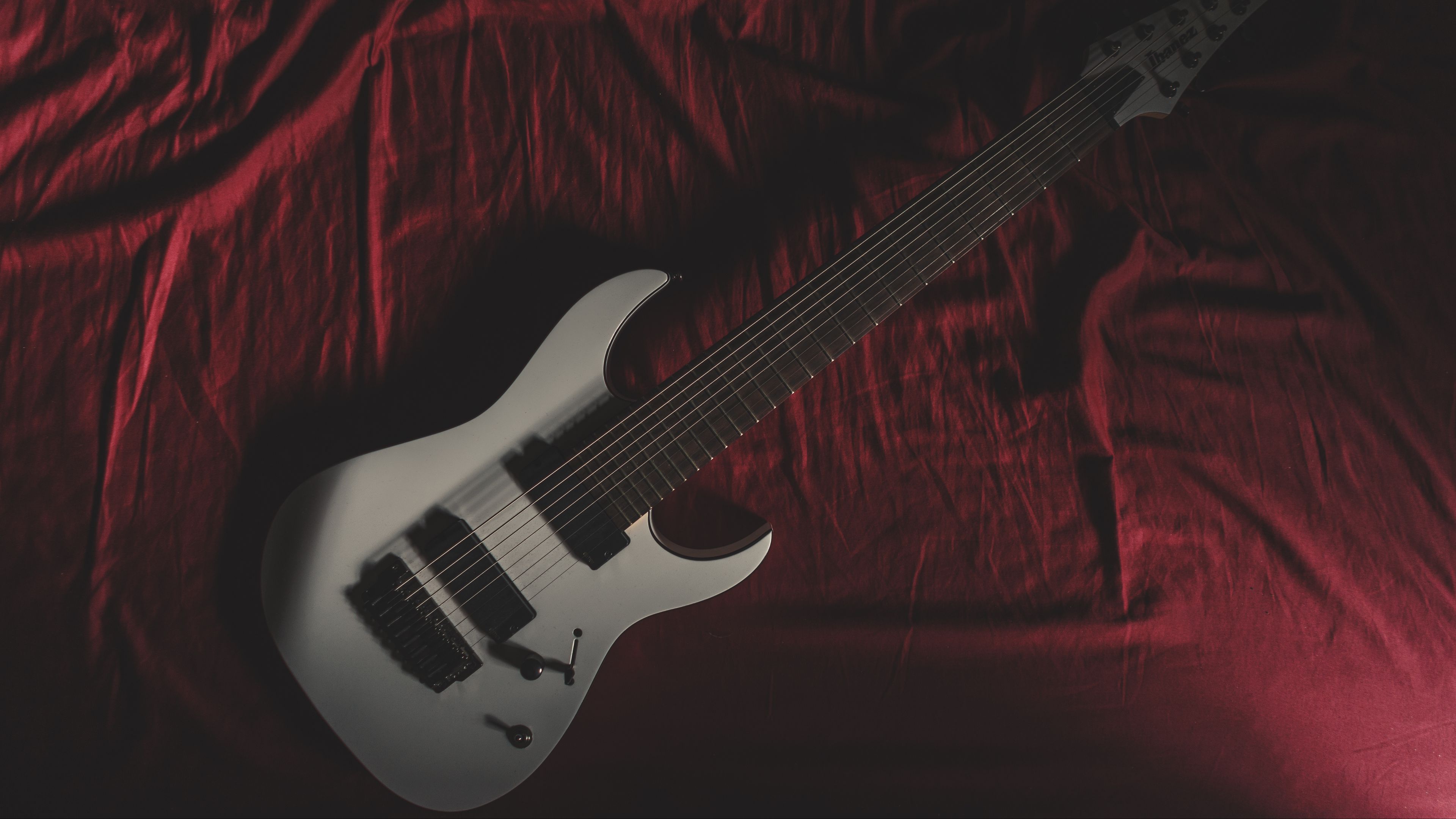 guitar, musical instrument, cloth, 4k, HD Wallpaper