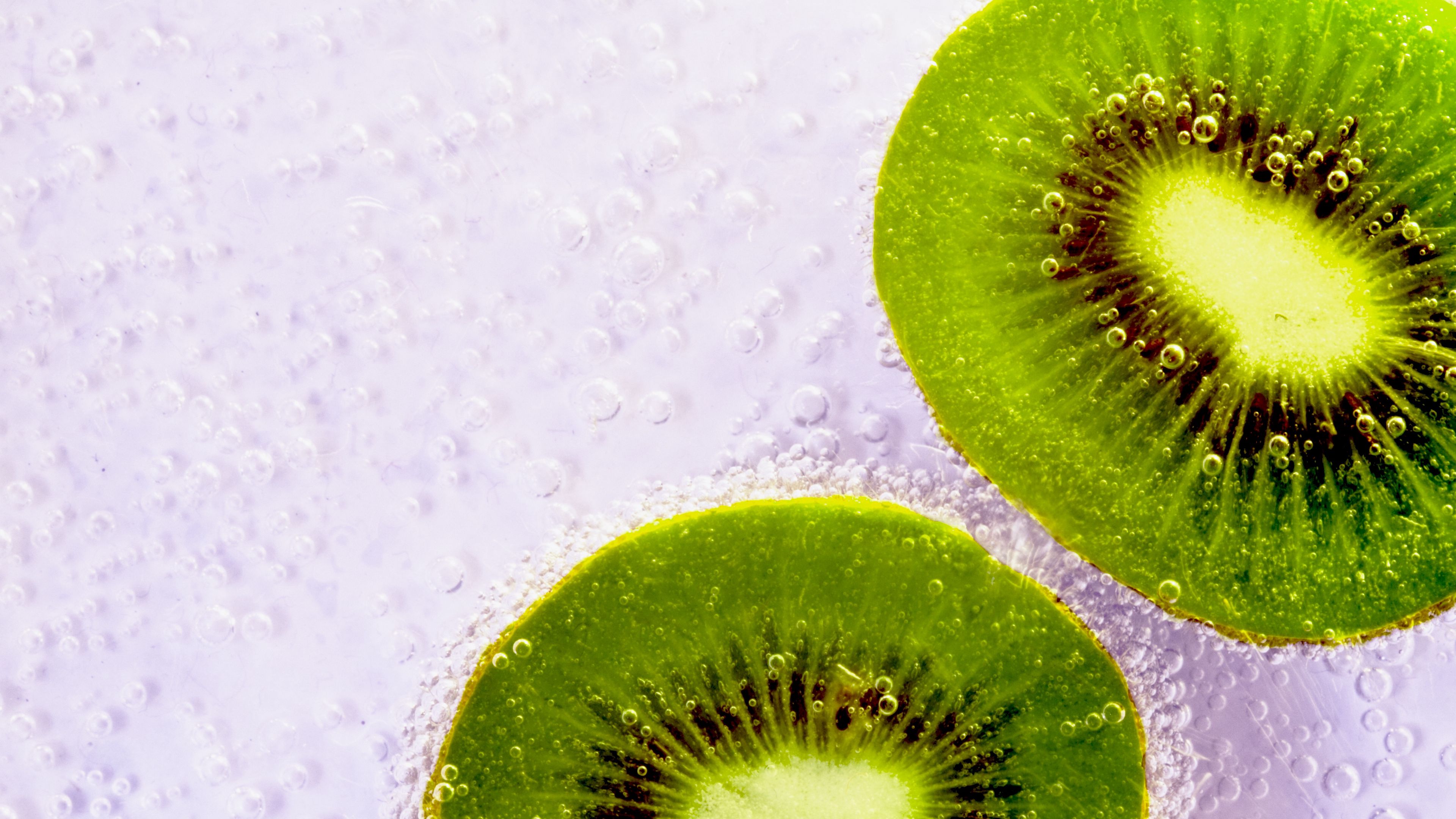 kiwi, drops, closeup, 4k, HD Wallpaper