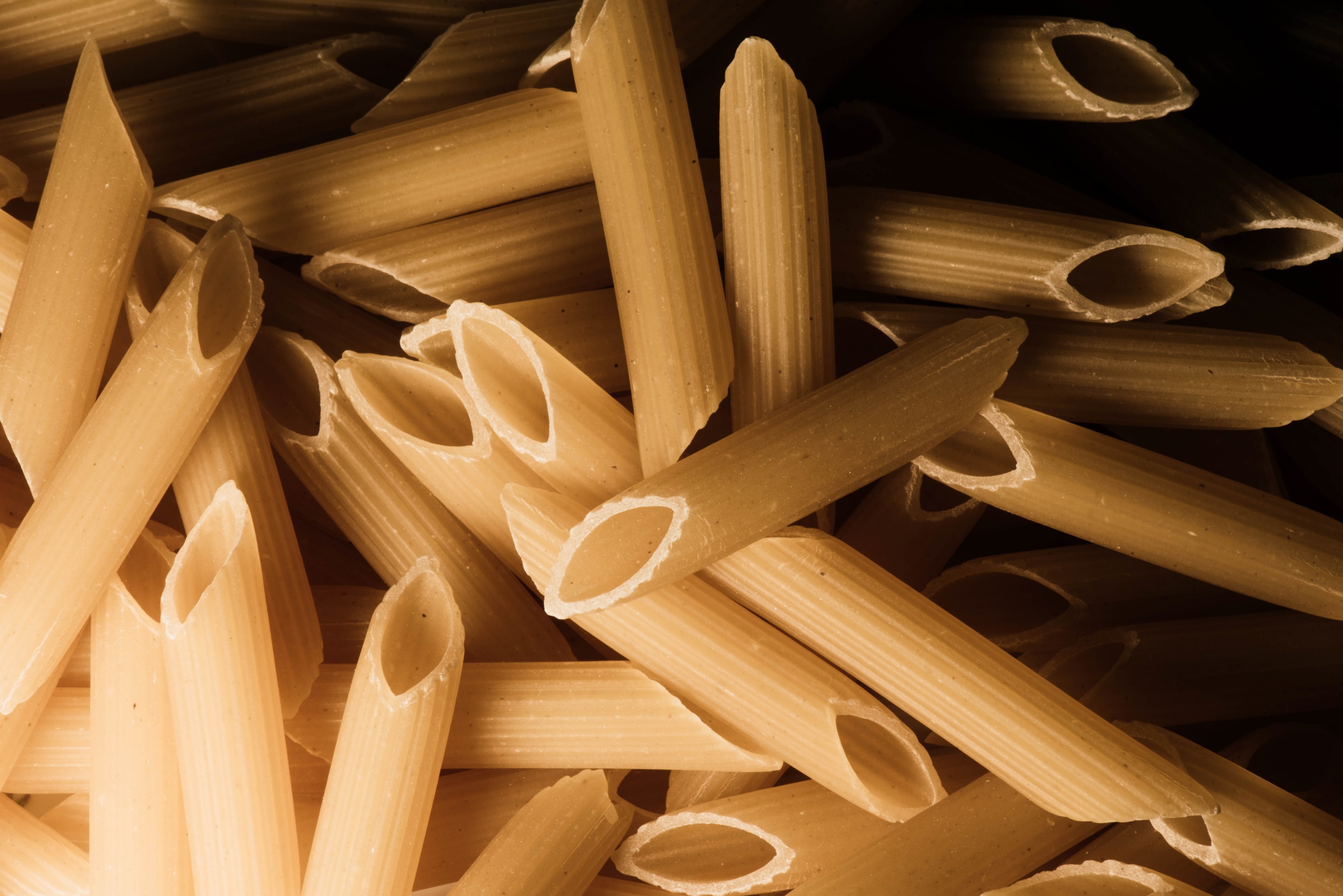 a pile of uncooked pasta noodles, _uncooked pasta noodles 4k, HD Wallpaper