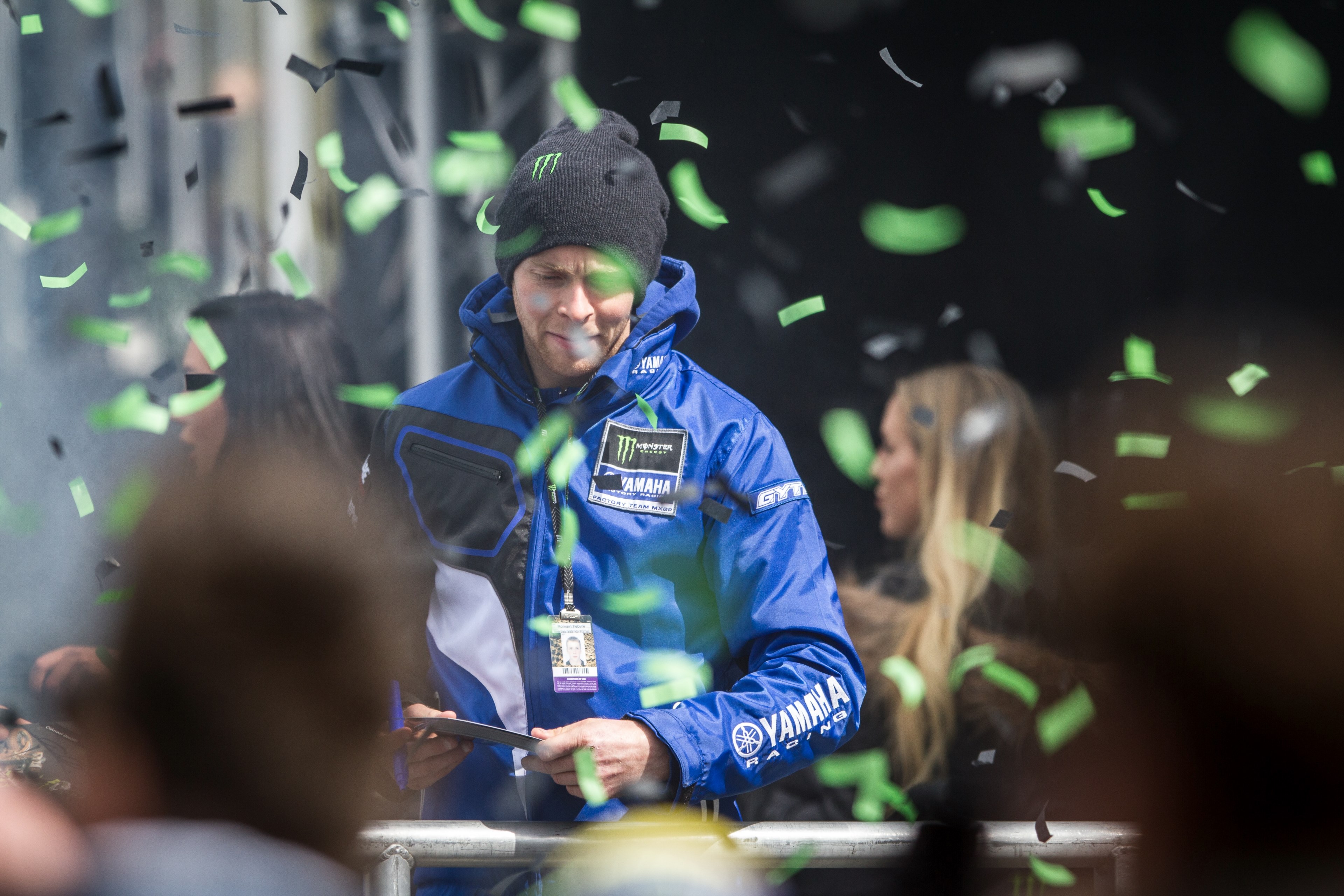 motorbike rider monsterenergy and event 4k, HD Wallpaper