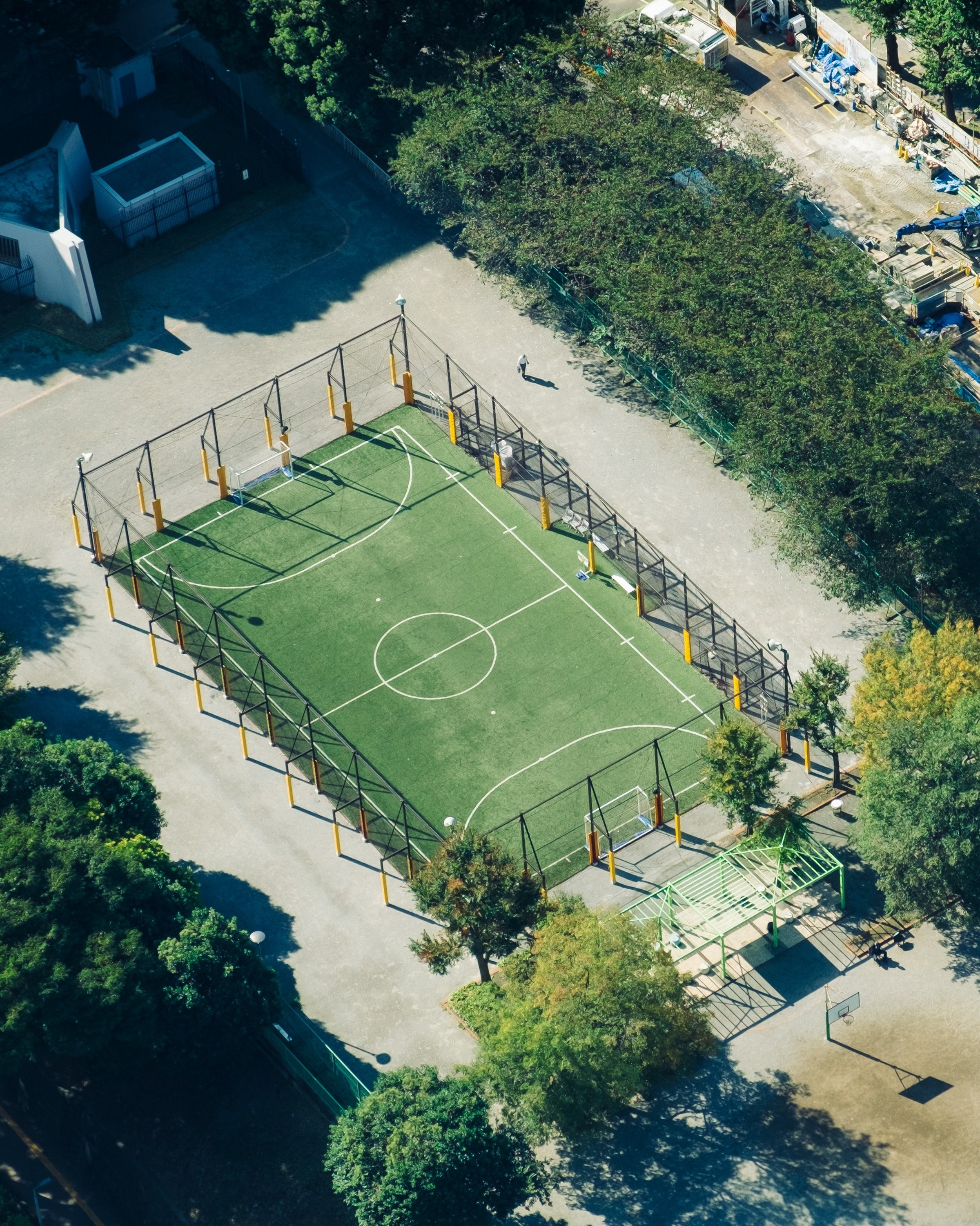 tree sport aerial view and marking hd, 4k, Phone HD Wallpaper