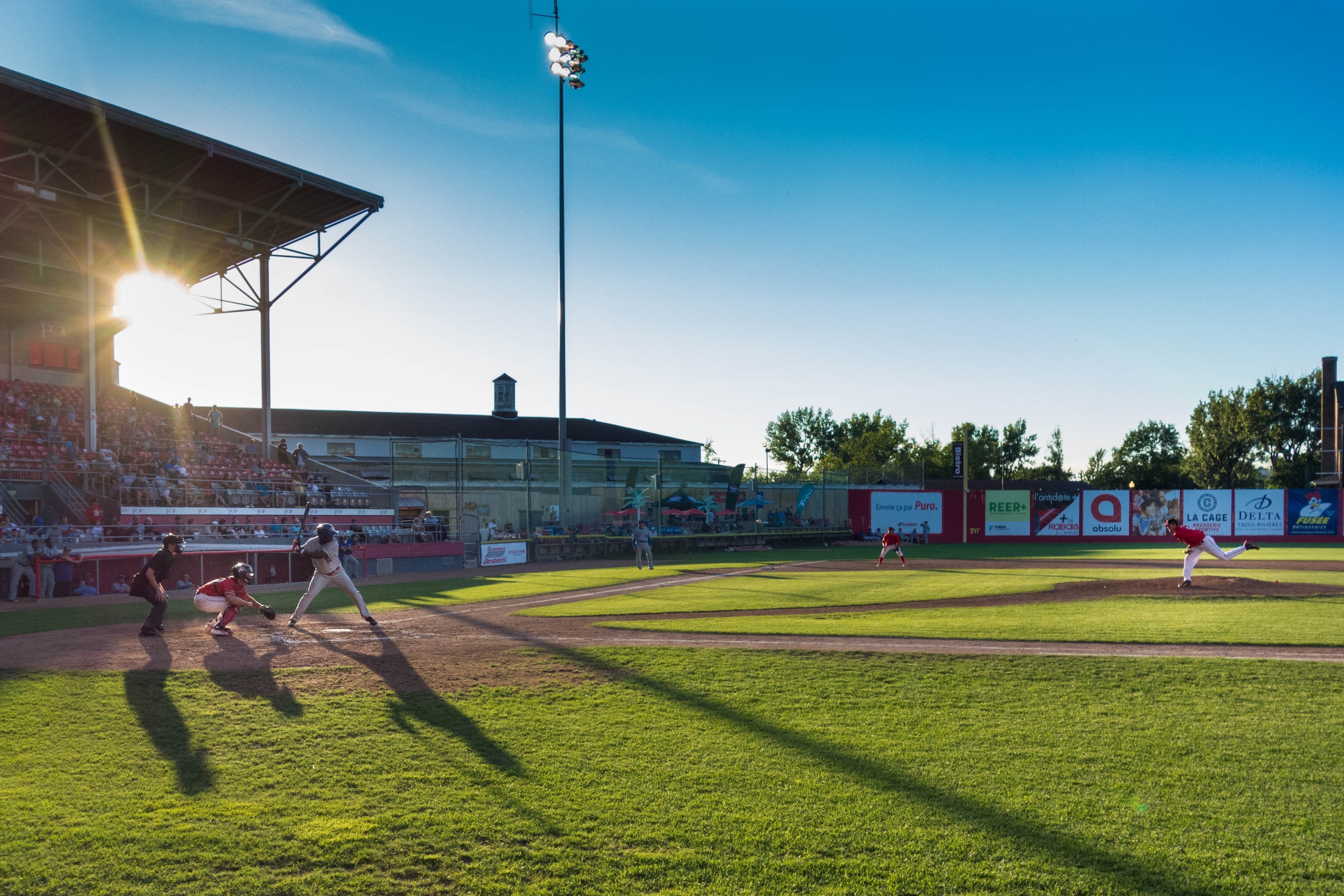 baseball sport field and stadium 4k, HD Wallpaper