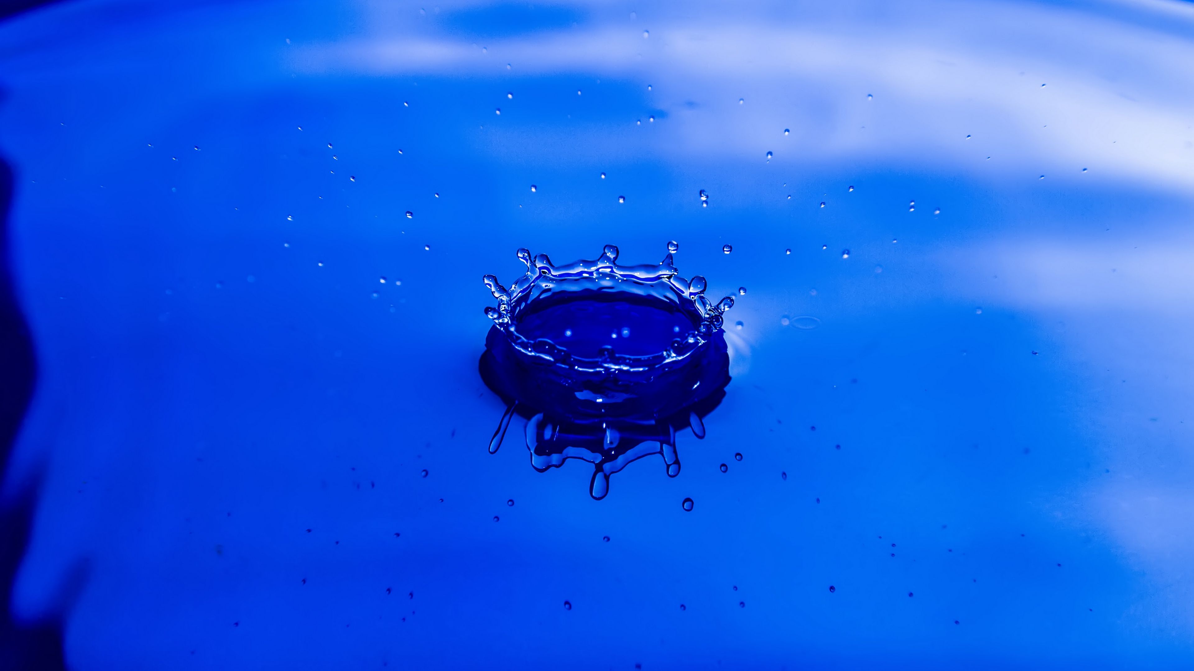 spray, water, close-up, 4k, HD Wallpaper
