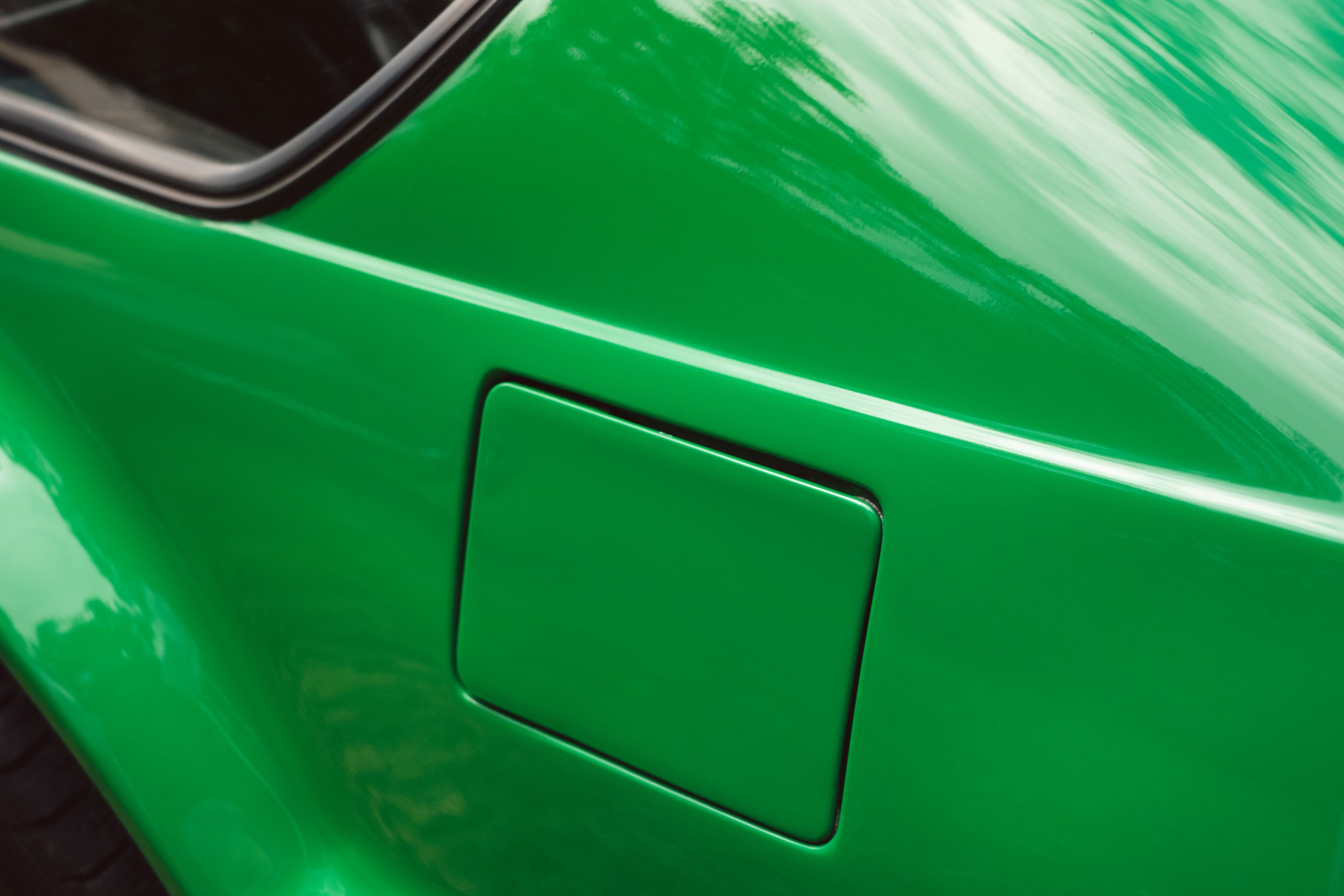 car green petrol cap and fuel 4k, HD Wallpaper