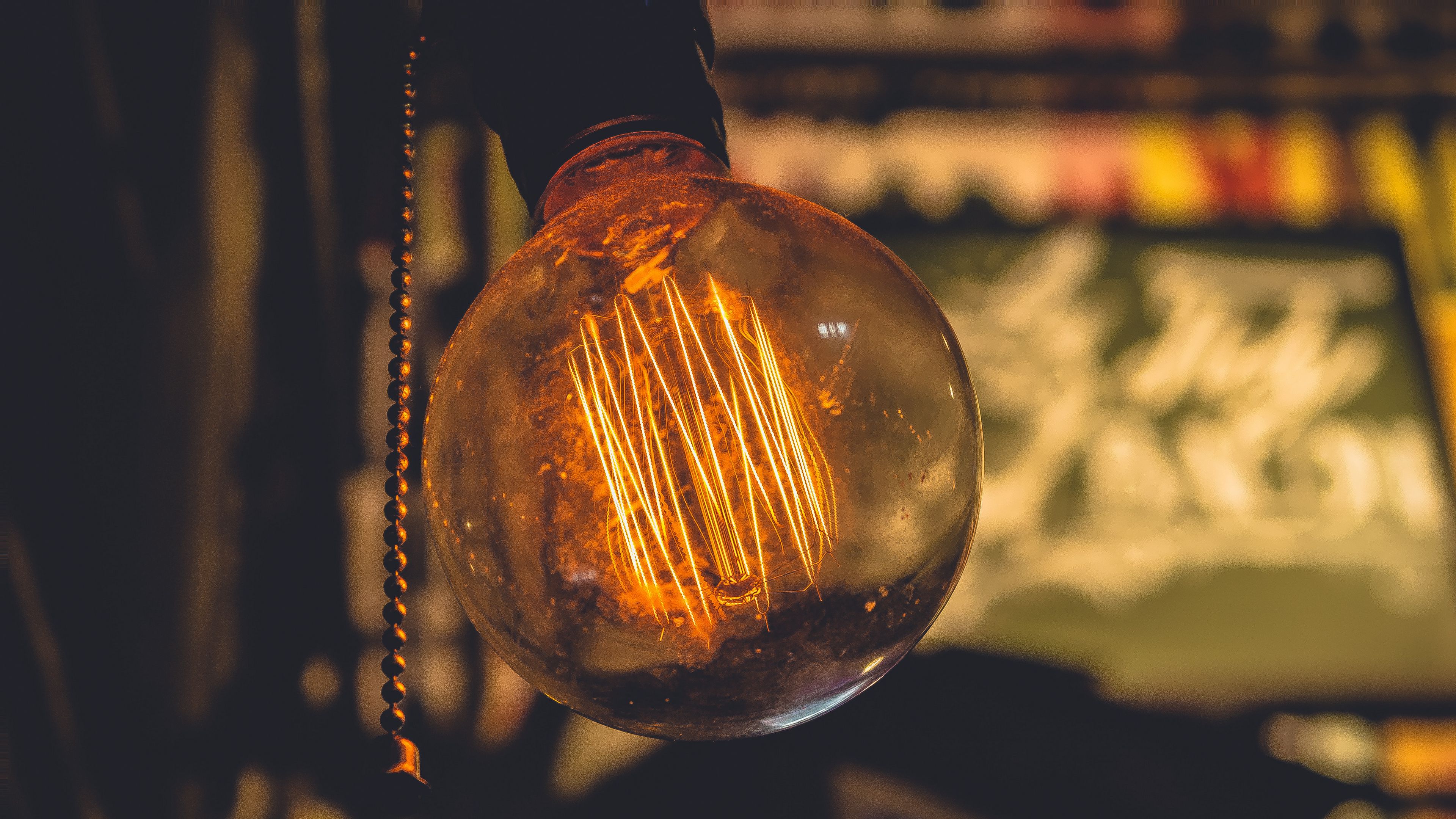 lamp, lighting, light, 4k, HD Wallpaper