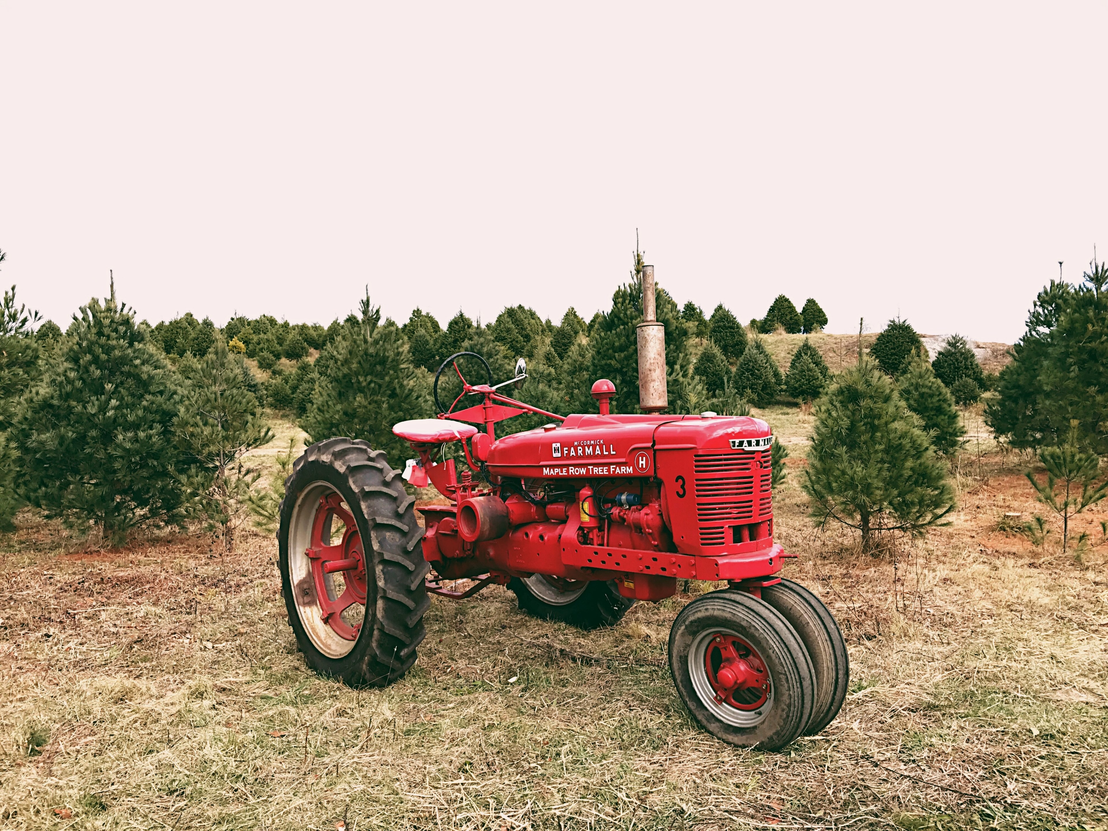 tractor and farm 4k, HD Wallpaper