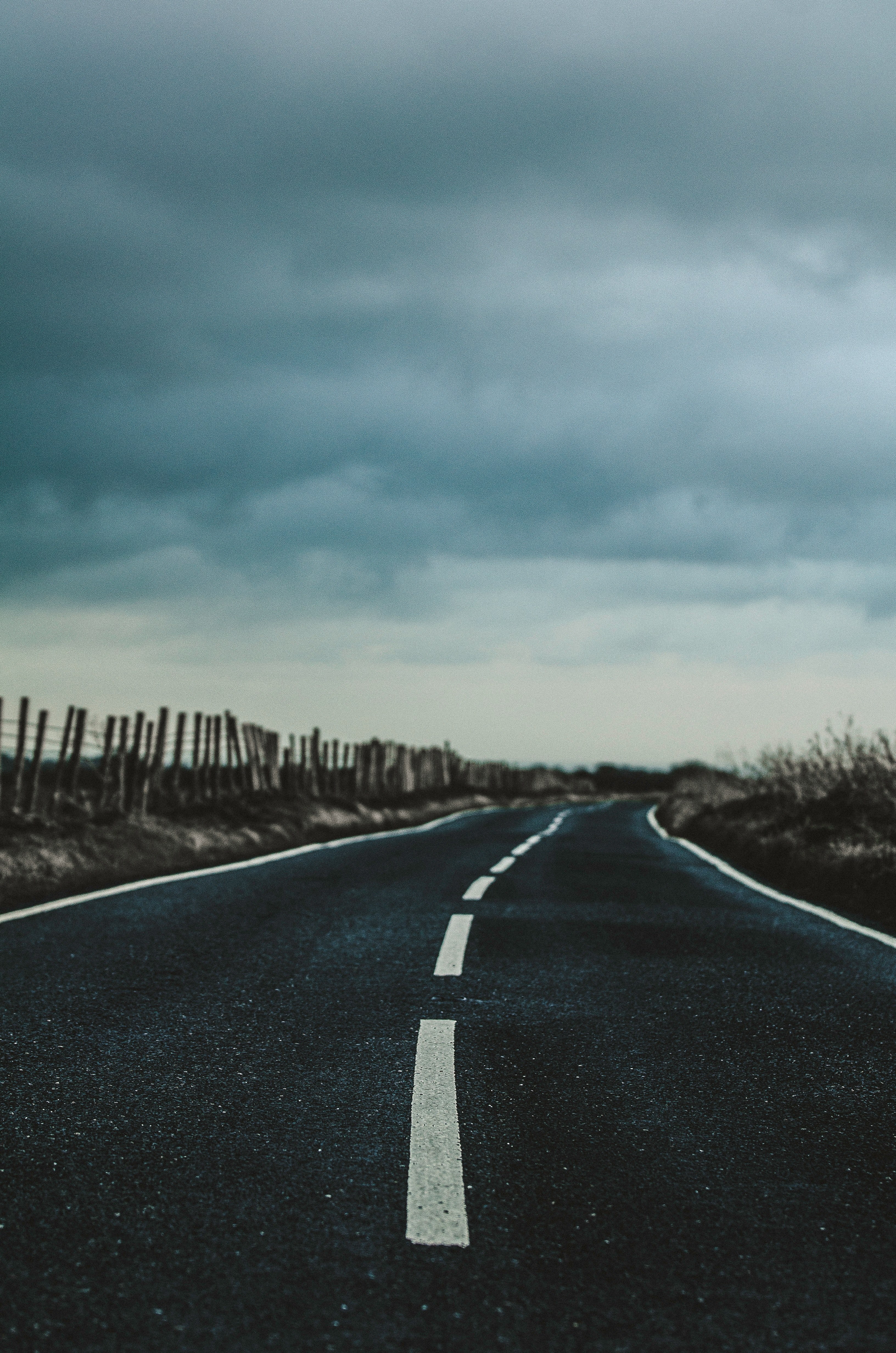 asphalt highway route and road hd, 4k, Phone HD Wallpaper