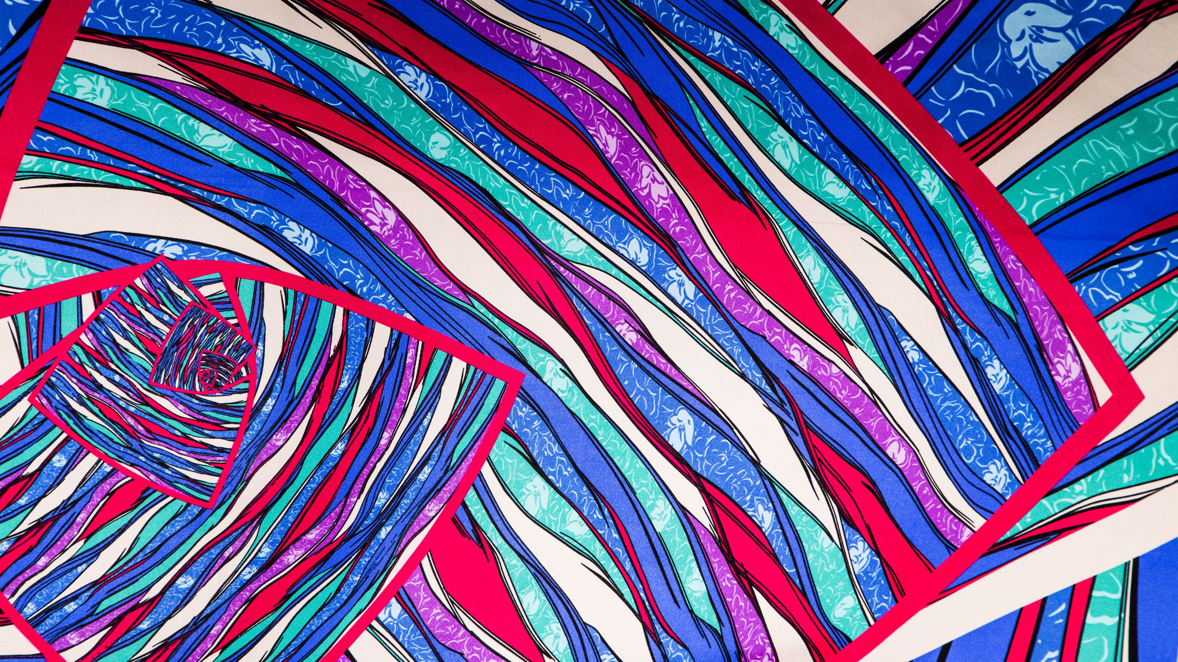lines, stripes, art, surface, 4k, HD Wallpaper
