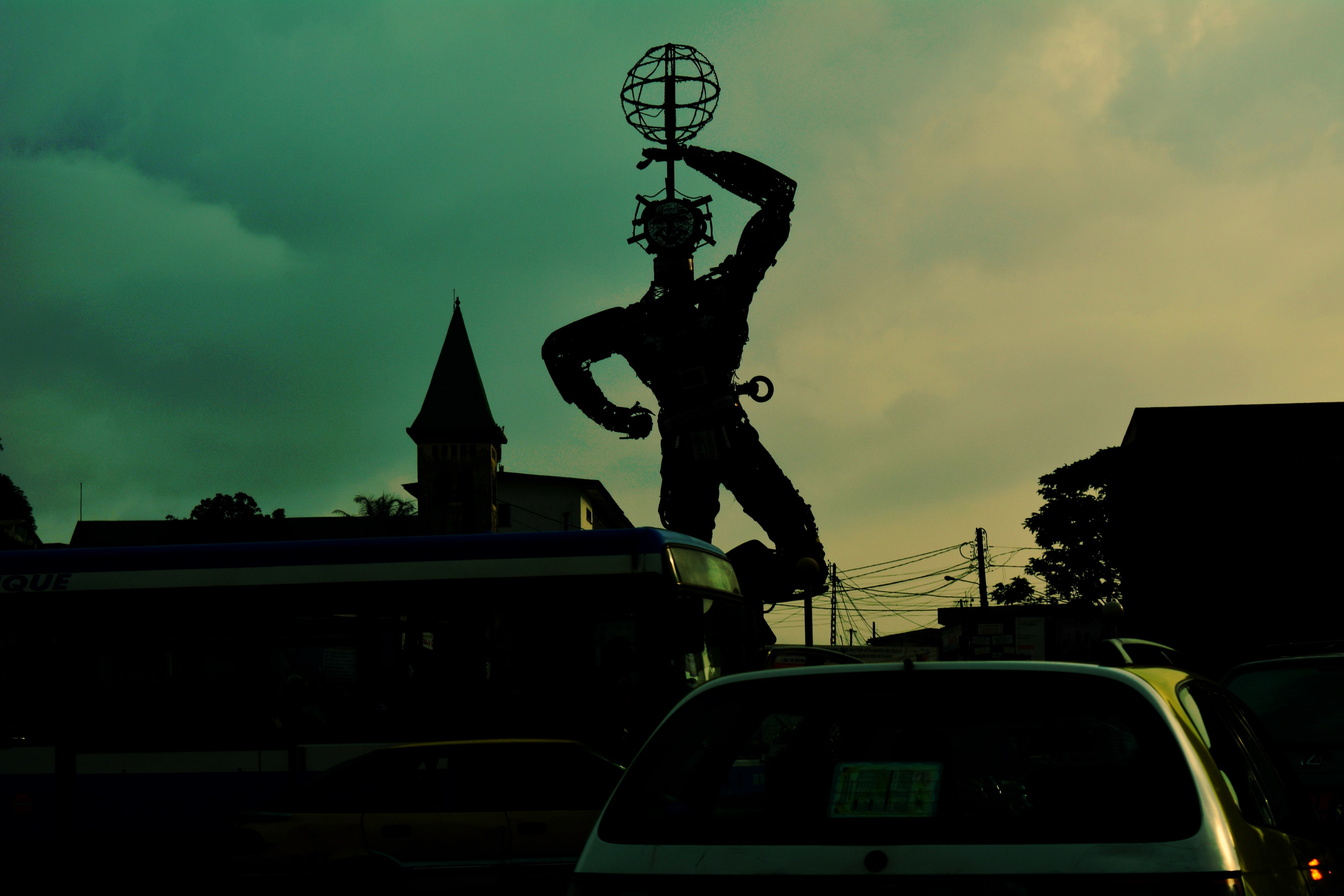 nikon city art and monument 4k, HD Wallpaper