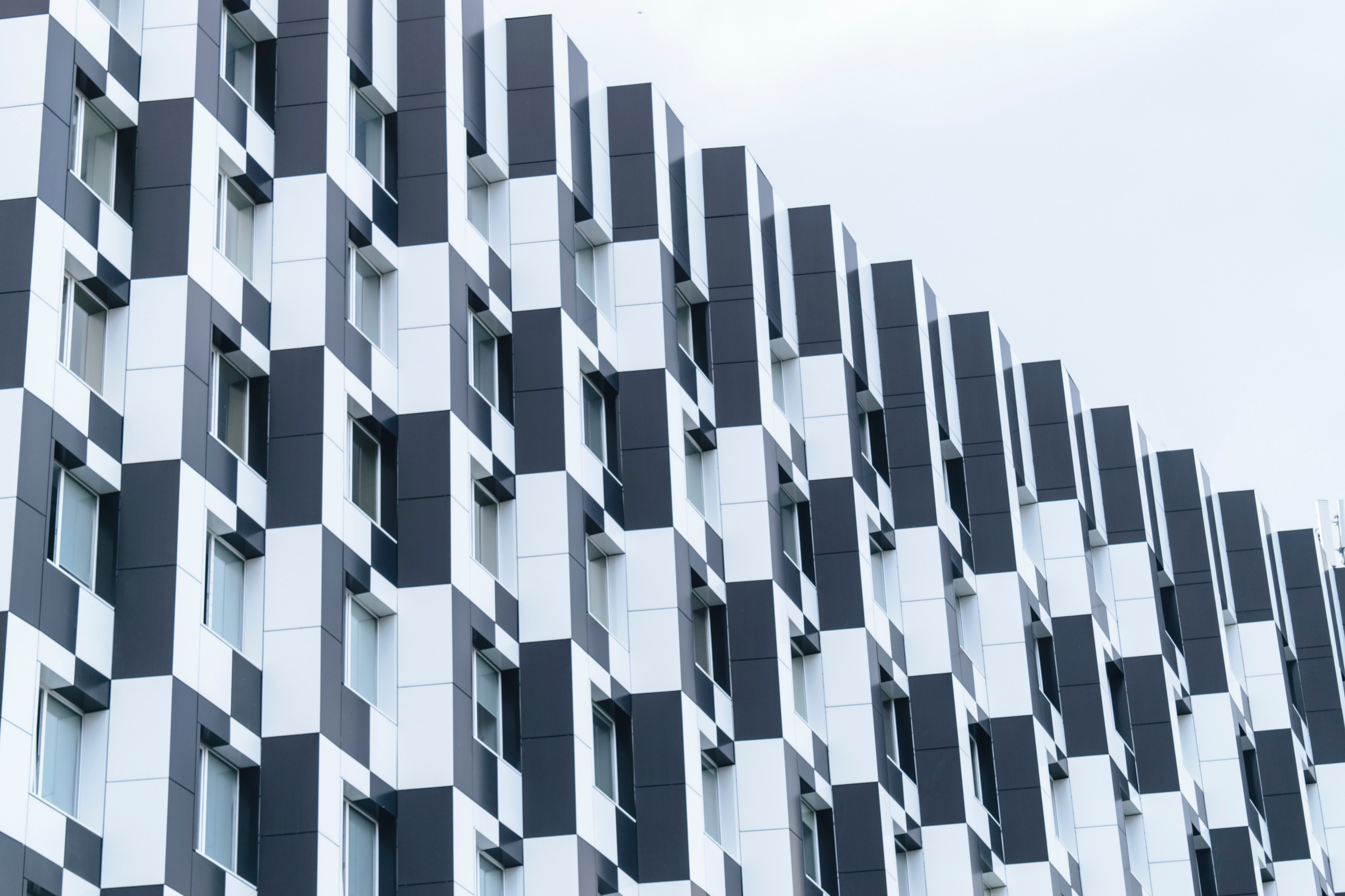 building window architecture and facade 4k, HD Wallpaper