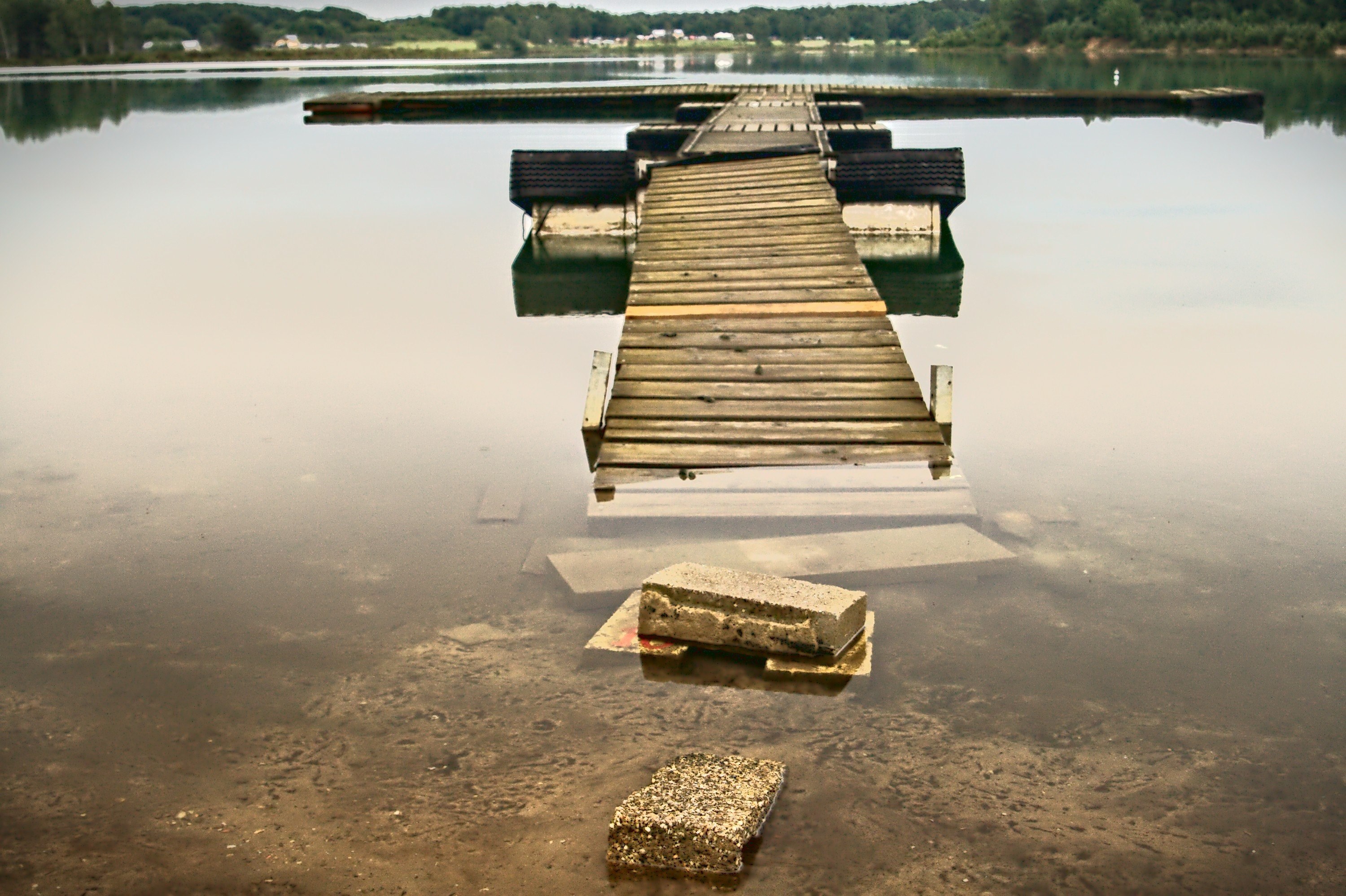 pier decay abandoned and wood 4k, HD Wallpaper