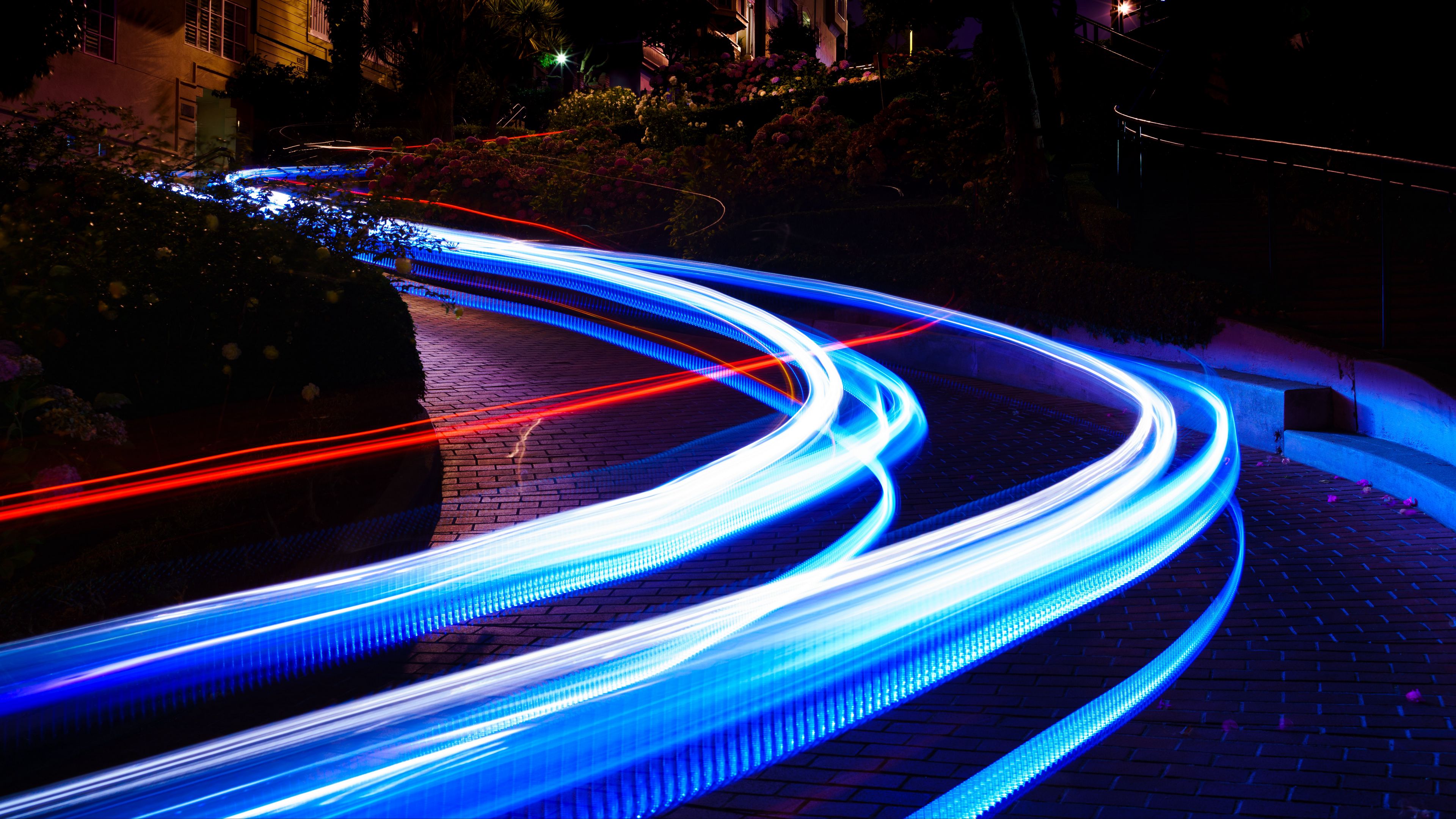 turn, move, light, 4k, HD Wallpaper
