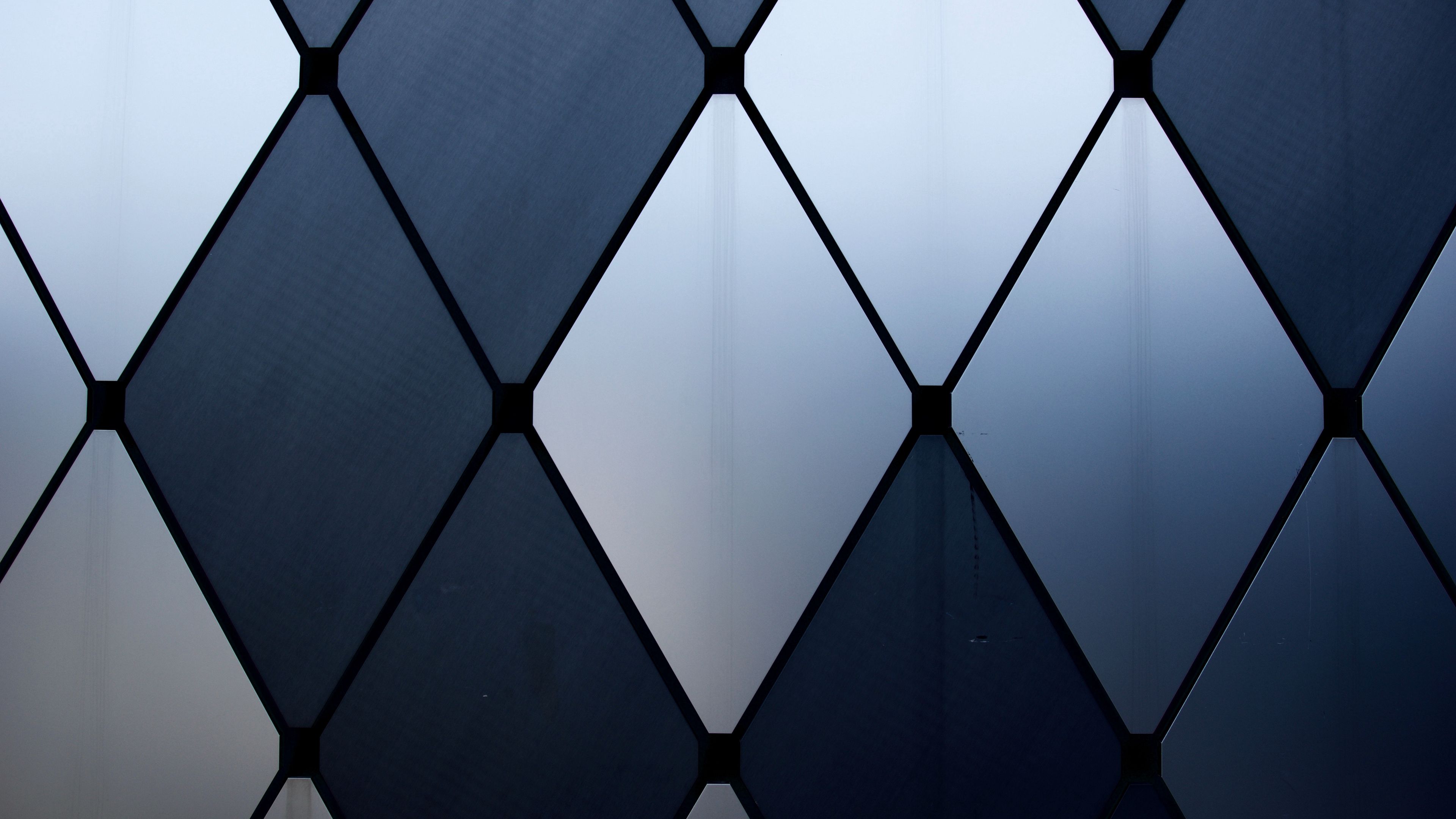 glass, texture, shapes, 4k, HD Wallpaper
