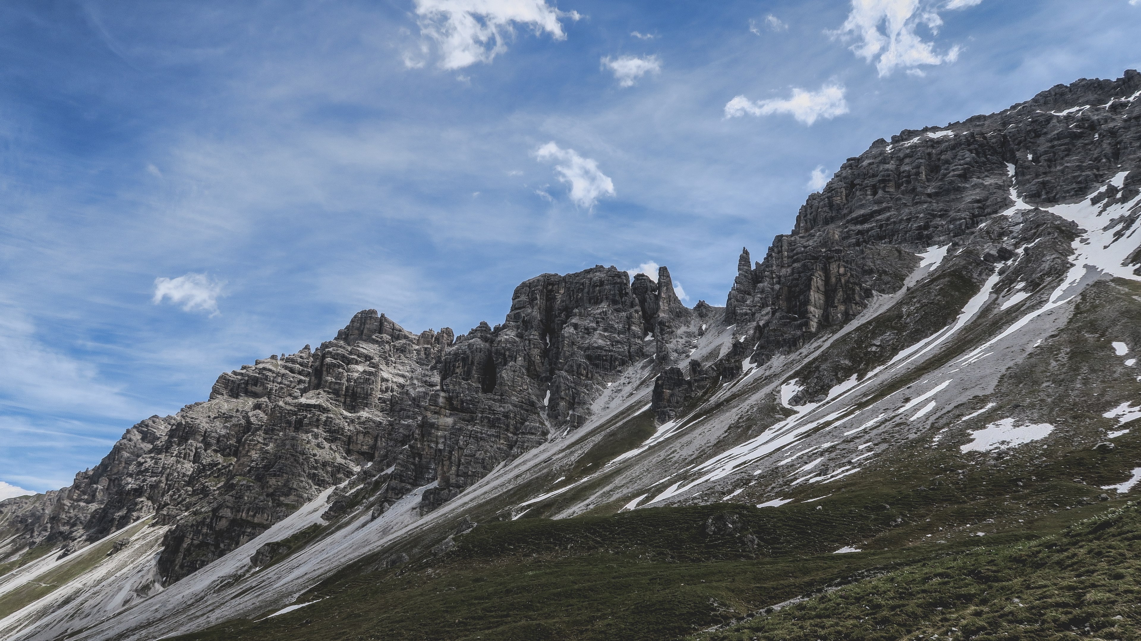 the rugged peaks and icy slopes of kalkkgel, icy slopes of kalkkgel 4k, HD Wallpaper
