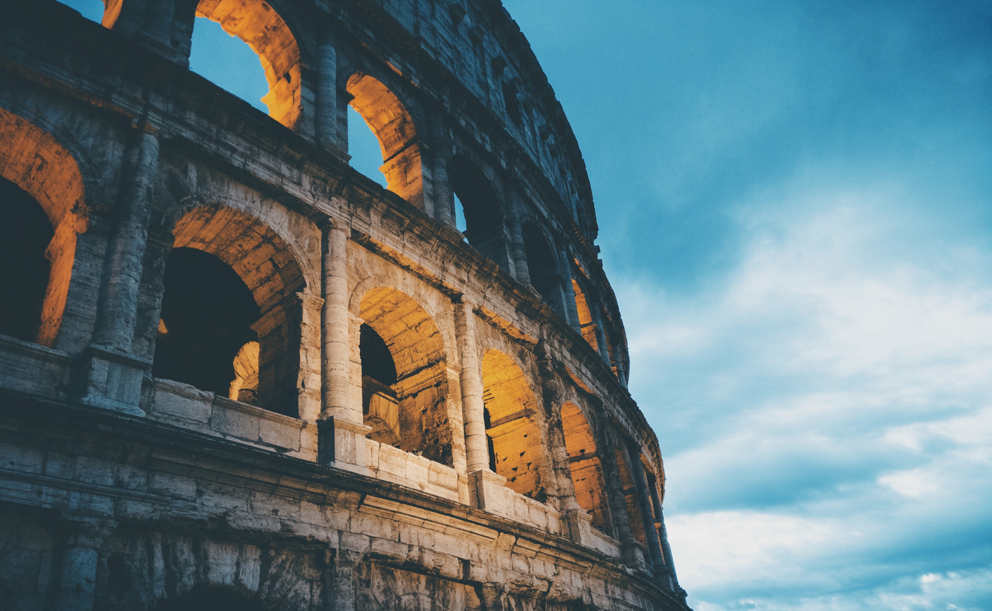 colosseum colors 4k, HD Wallpaper