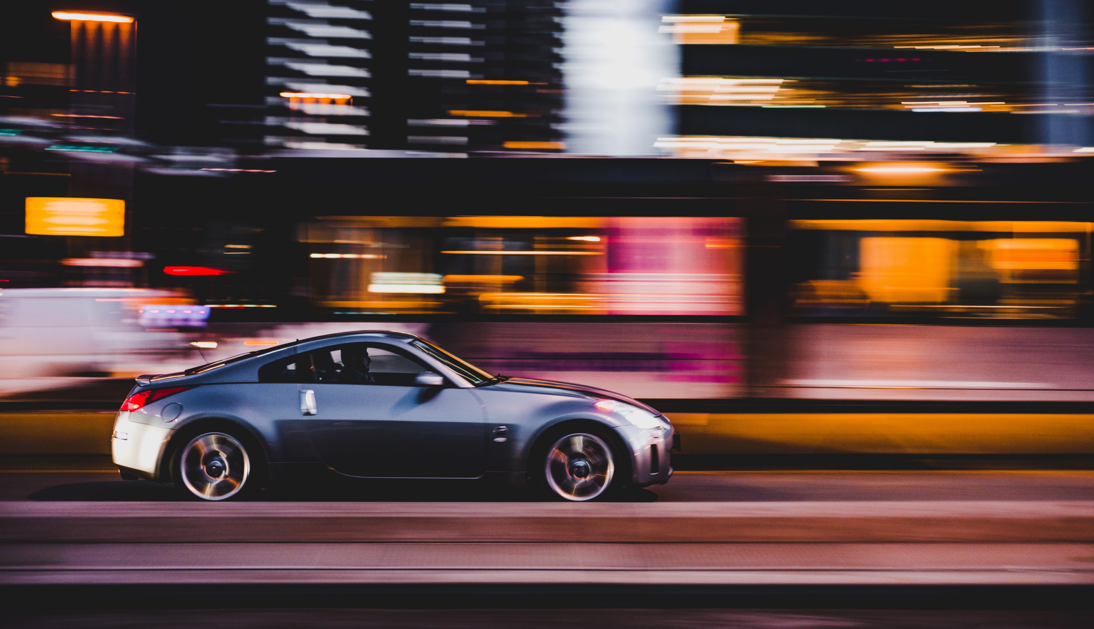 fast life in the fast city of rotterdam 4k, HD Wallpaper
