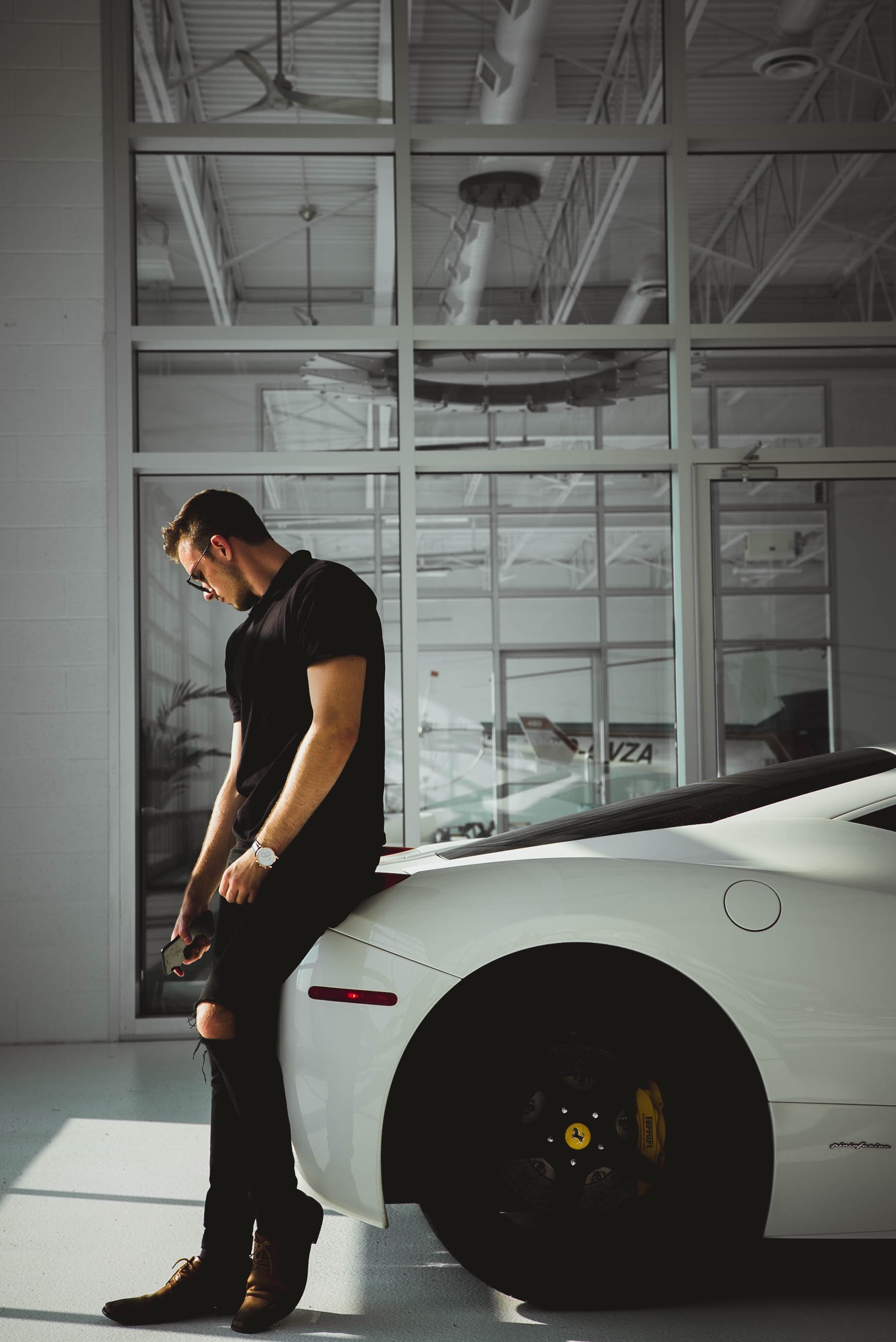man male car and sports car hd, 4k, Phone HD Wallpaper