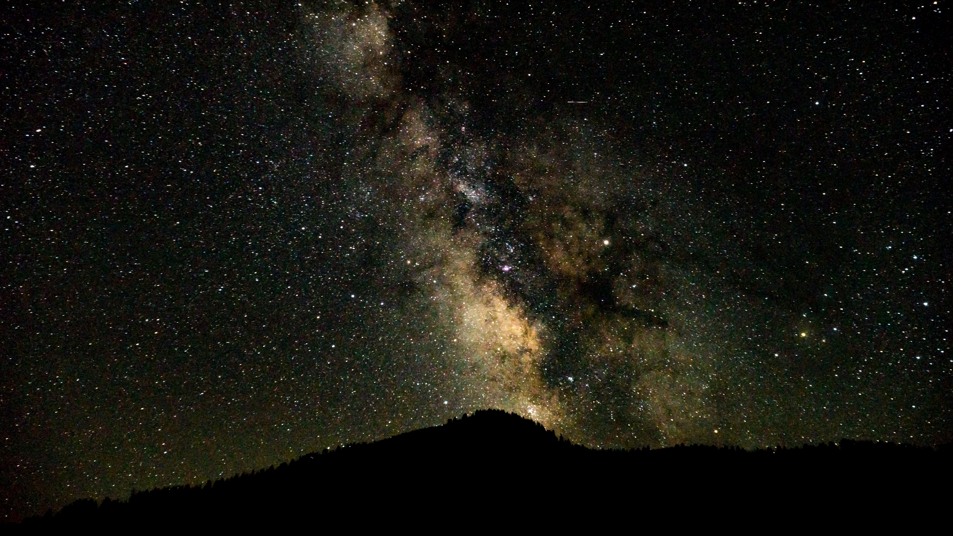 starry sky, night, stars, 4k, HD Wallpaper