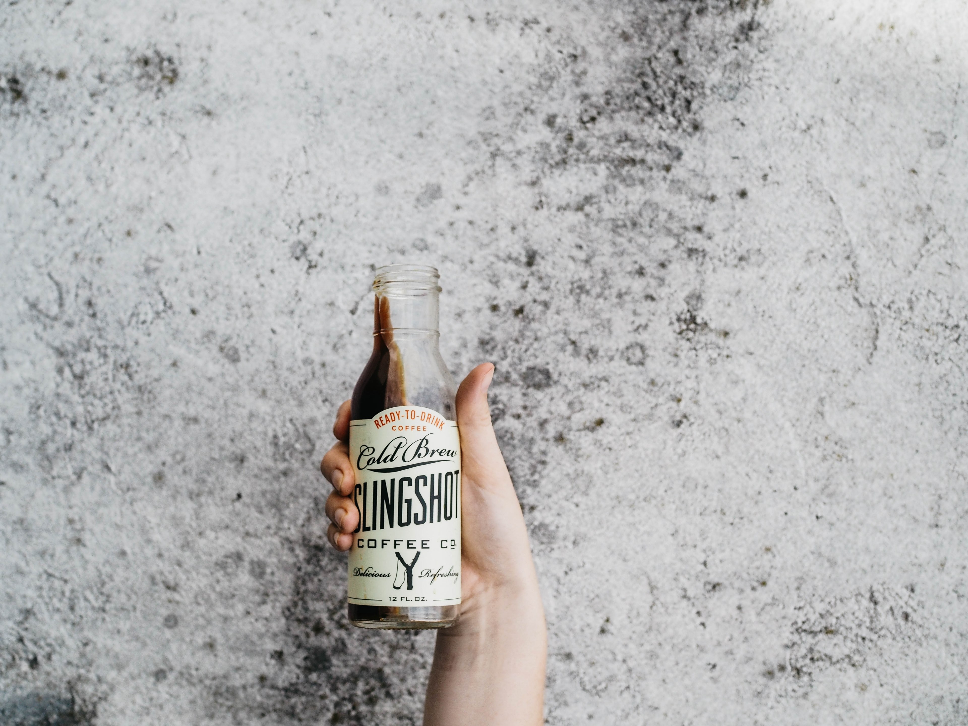 coffee cold brew drink and wall 4k, HD Wallpaper