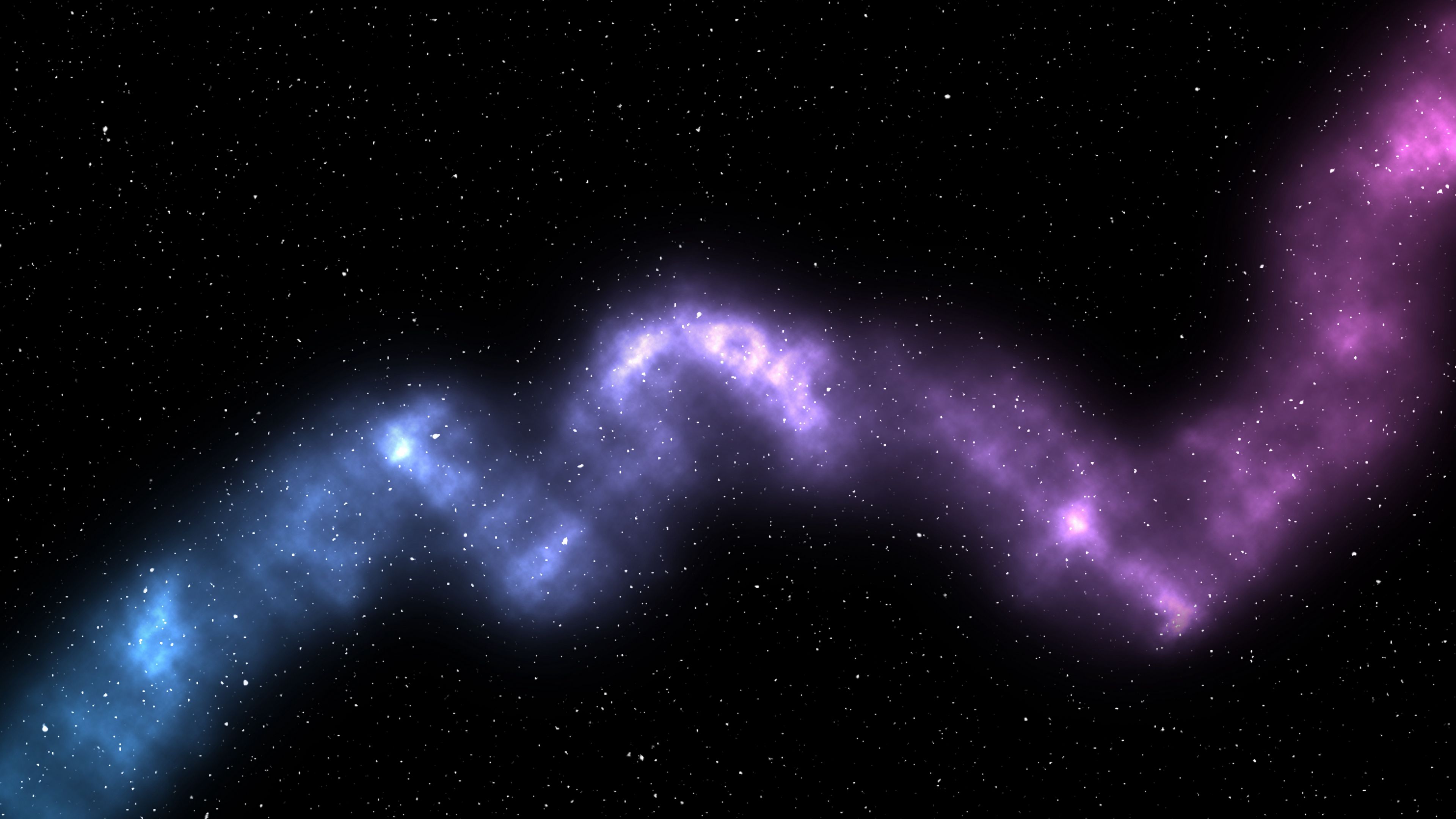 space, stars, sky, night, 4k, HD Wallpaper
