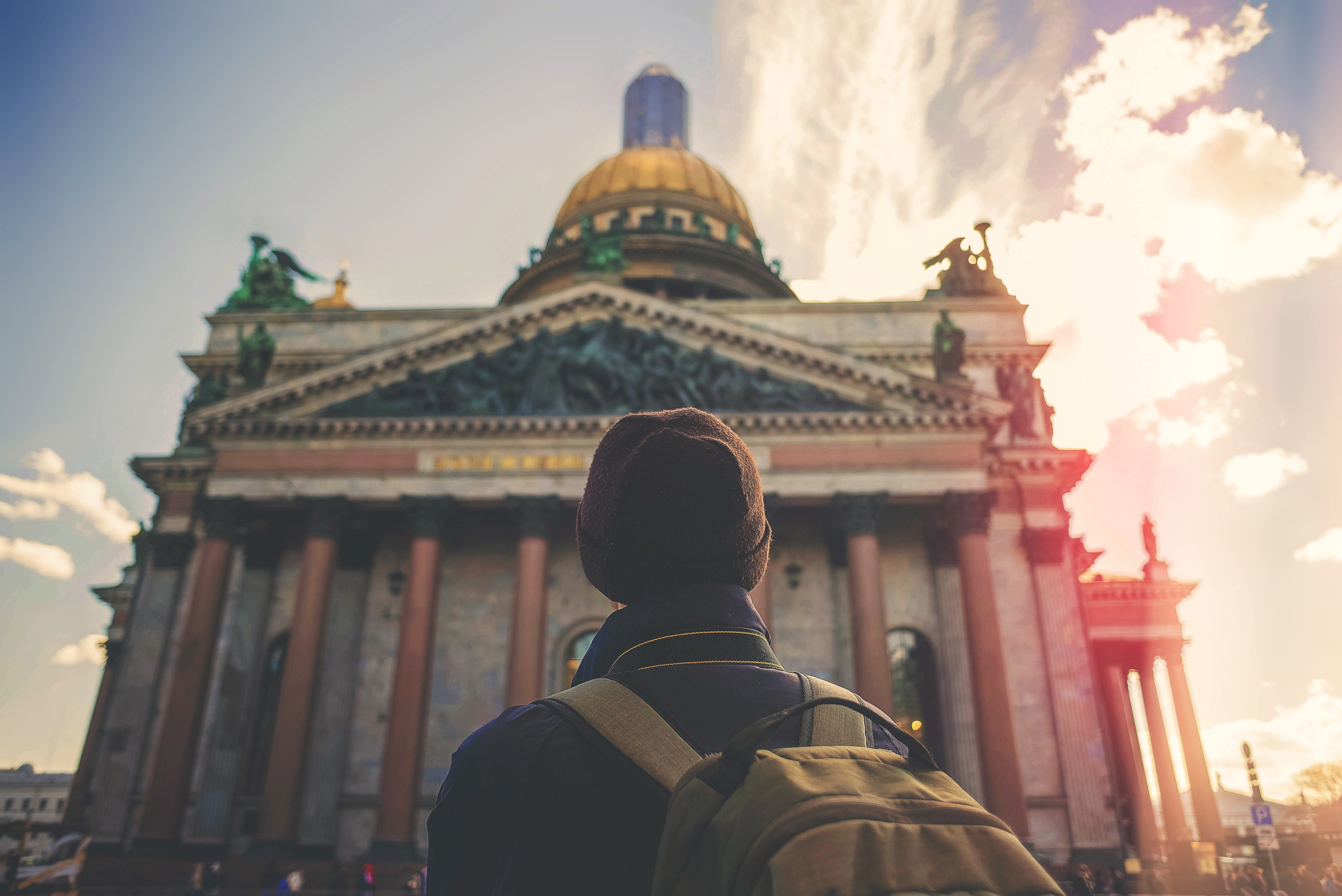 st_ isaacs cathedral russia saint petersburg 4k, HD Wallpaper