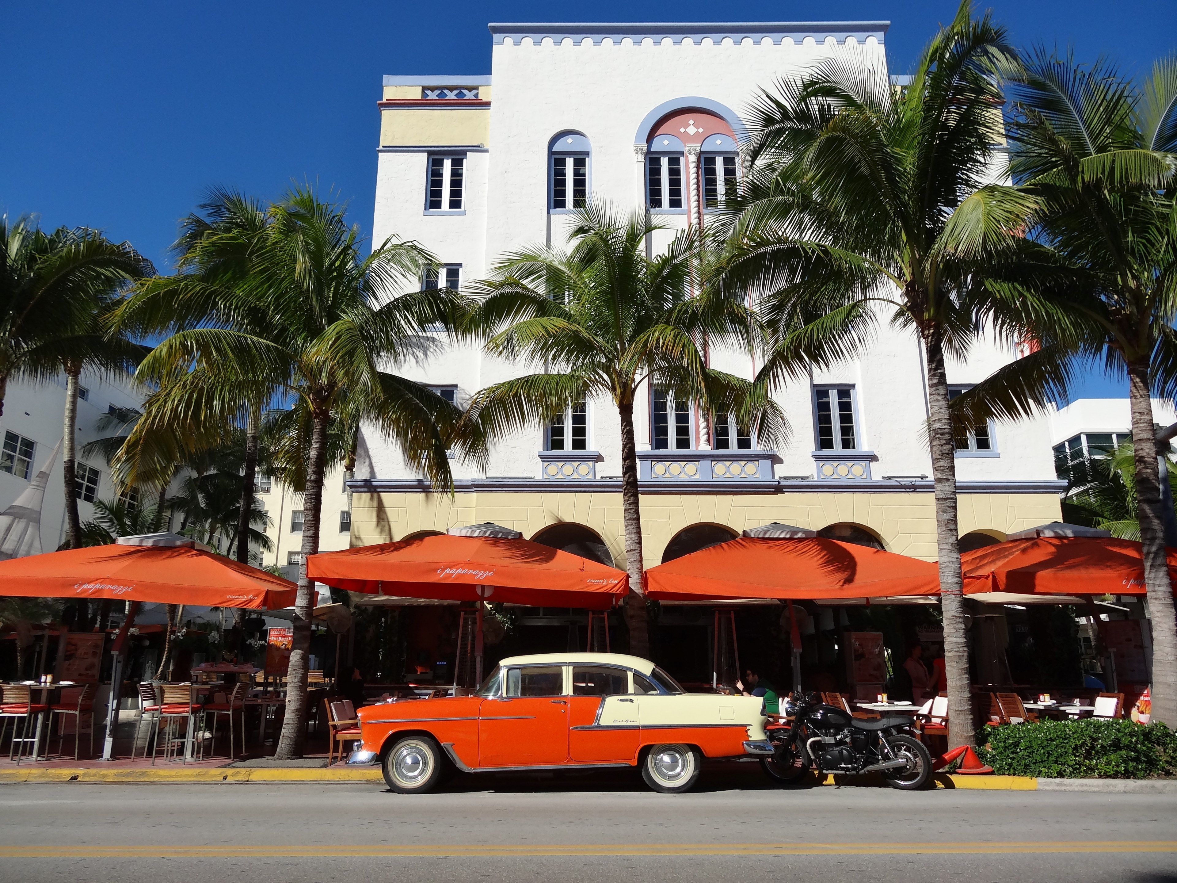 usa lifestyle palm and car 4k, HD Wallpaper