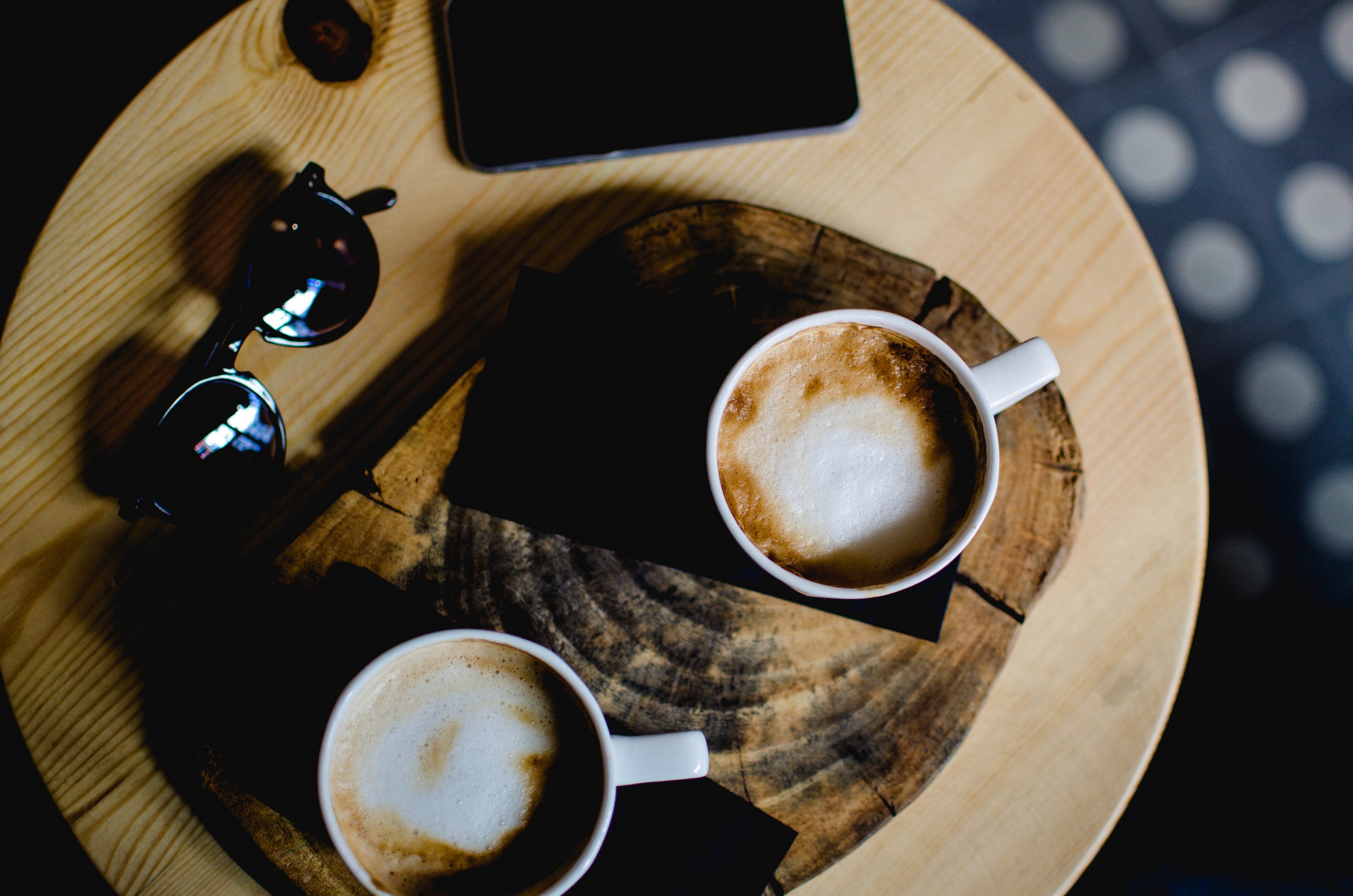 cappuccino for me latte for you 4k, HD Wallpaper