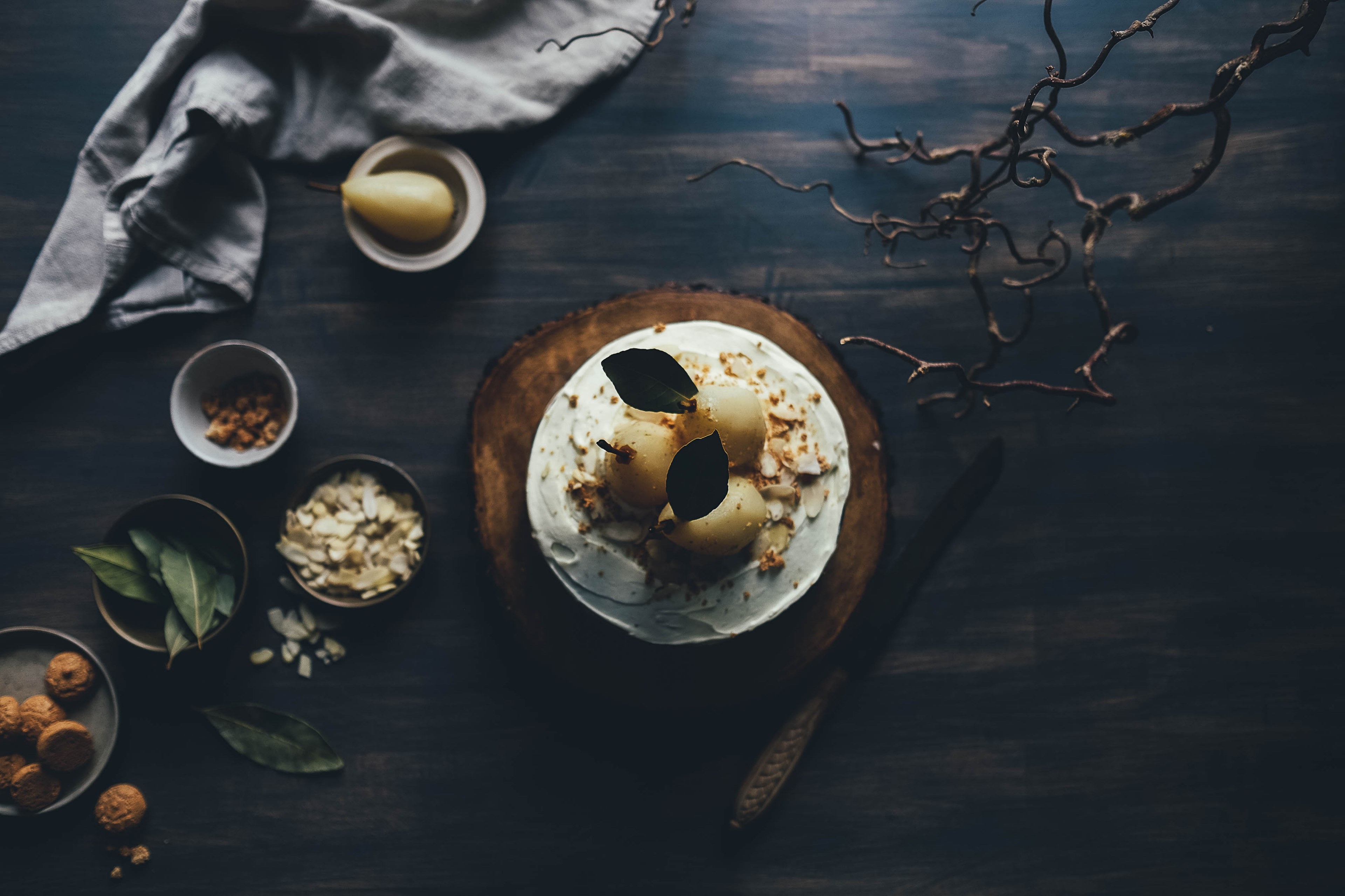 food table cake and dessert 4k, HD Wallpaper