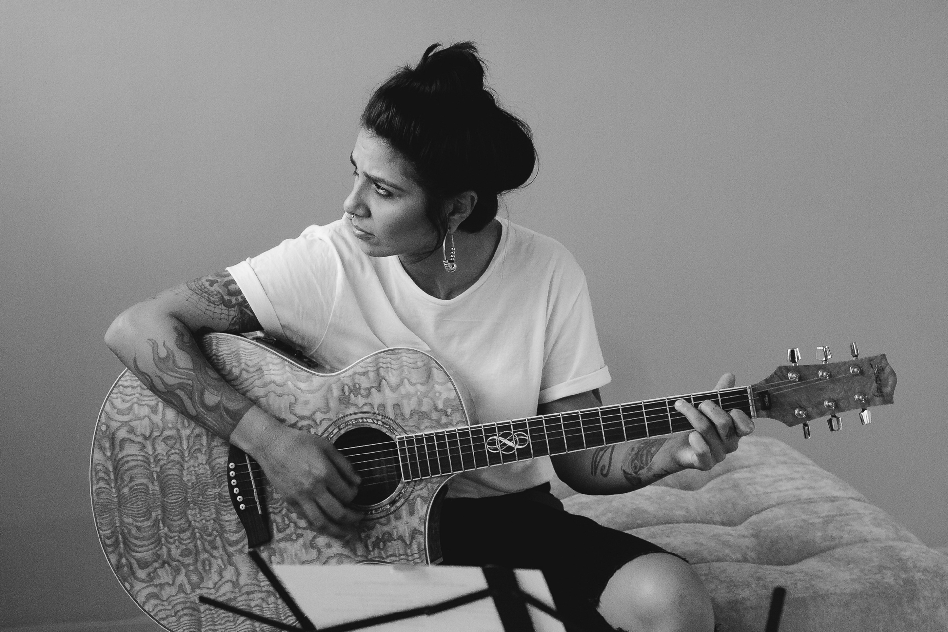 person i can see tattoo and ph 4k, HD Wallpaper