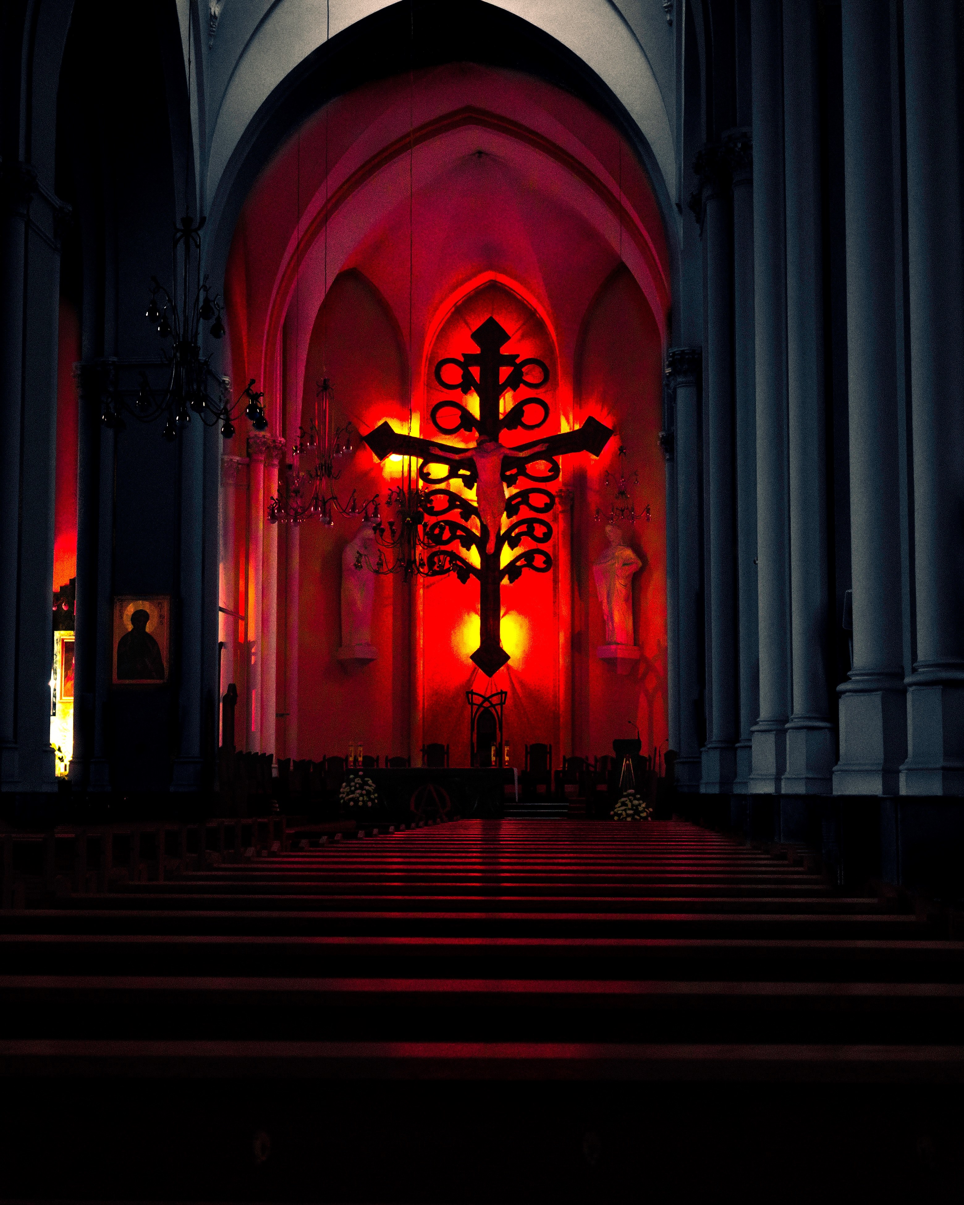 dark holy and ex_ church hd, 4k, Phone HD Wallpaper